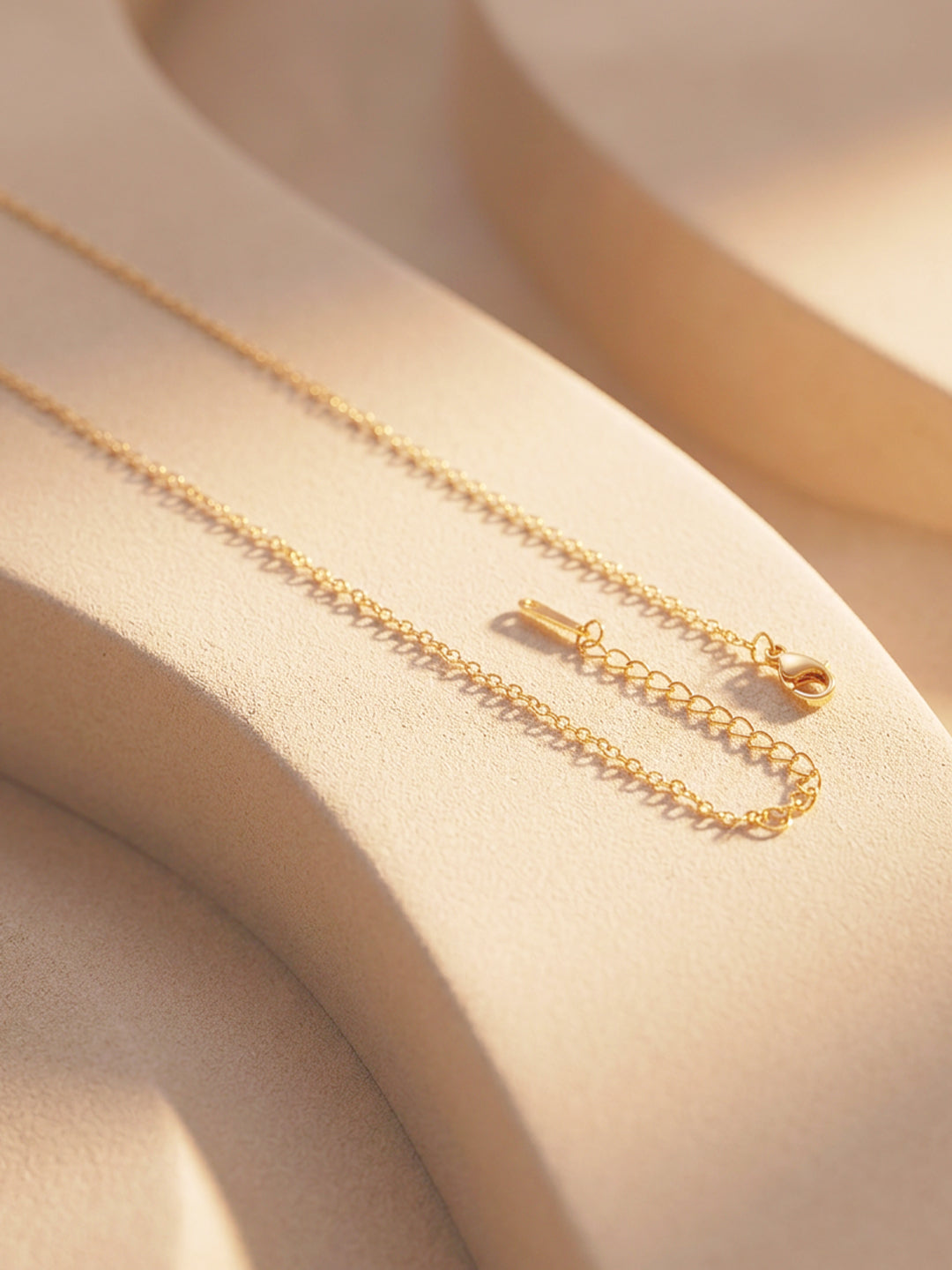 Demi Fine 18K Gold Plated Stainless steel Signature P Pendant Necklace Length - 24.5 cm