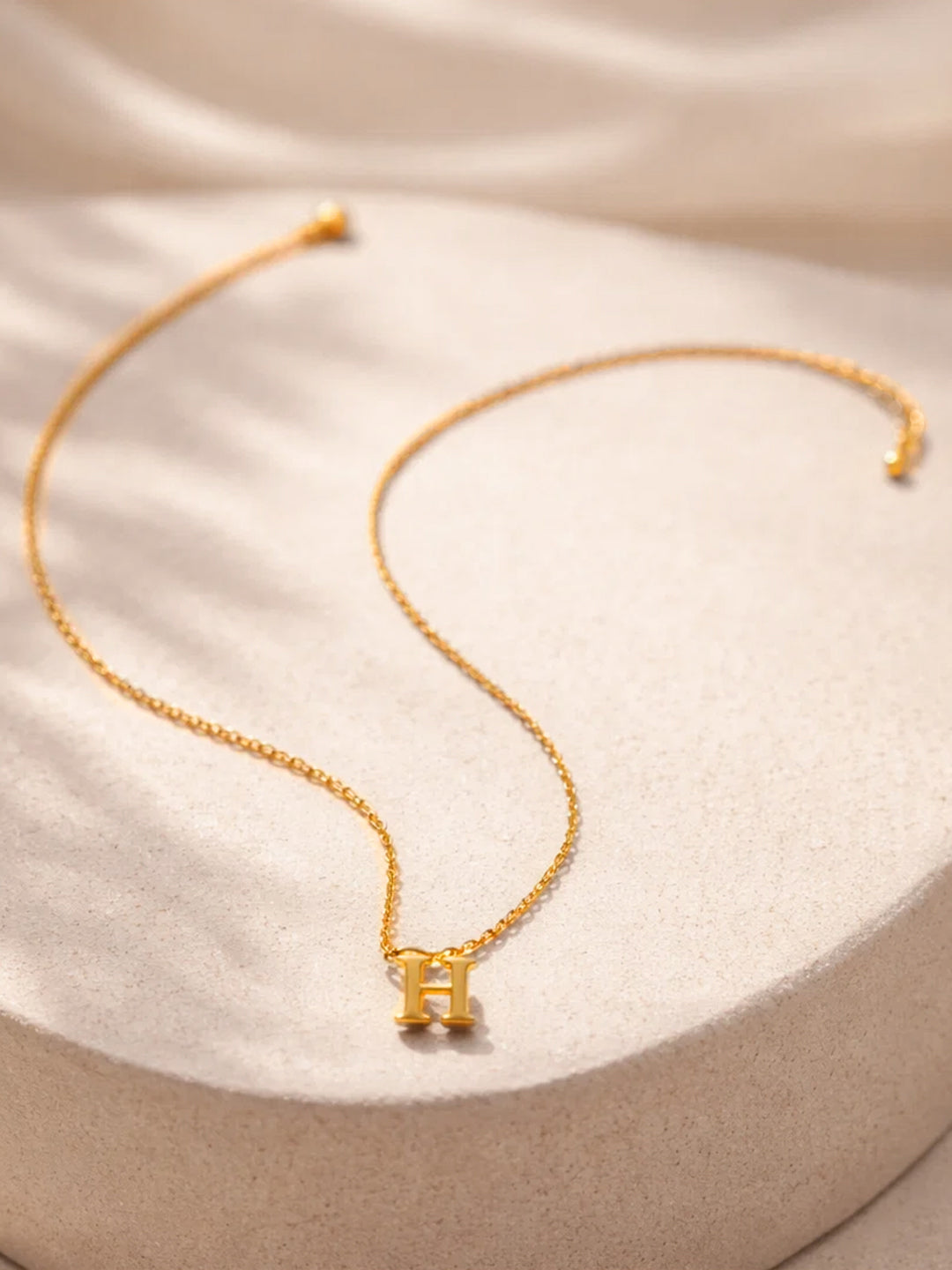 Demi Fine 18K Gold Plated Stainless steel Signature H Pendant Necklace Length - 23.5 cm