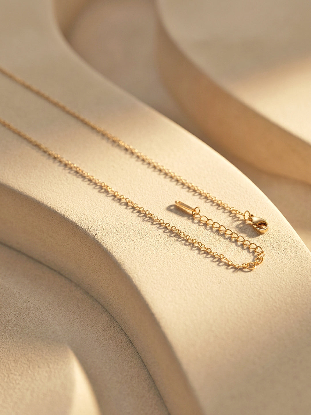 Demi Fine 18K Gold Plated Stainless steel Signature I Pendant Necklace Length - 24.4 cm