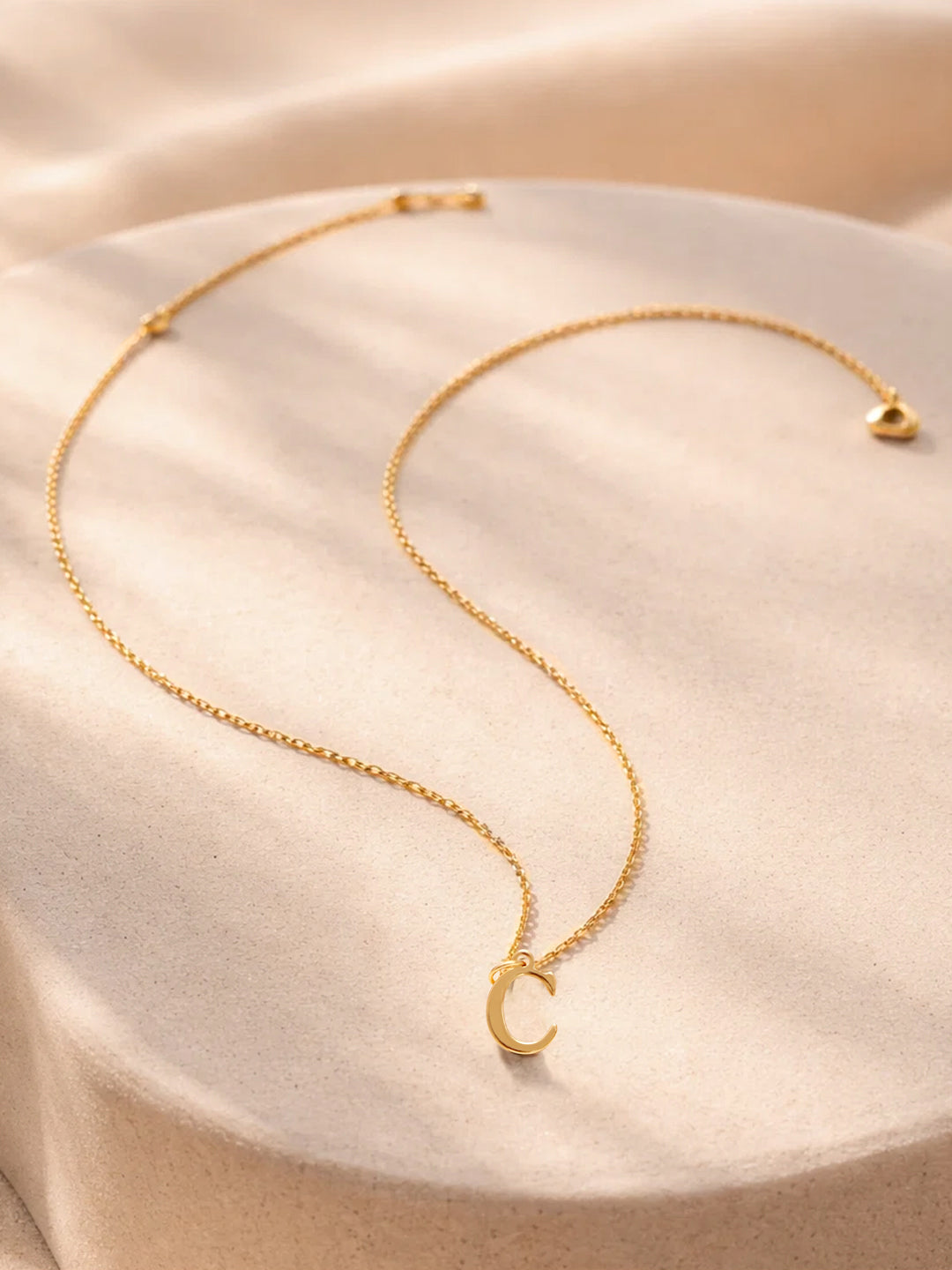 Demi Fine 18K Gold Plated Stainless steel Signature C Pendant Necklace Length - 23.5 cm