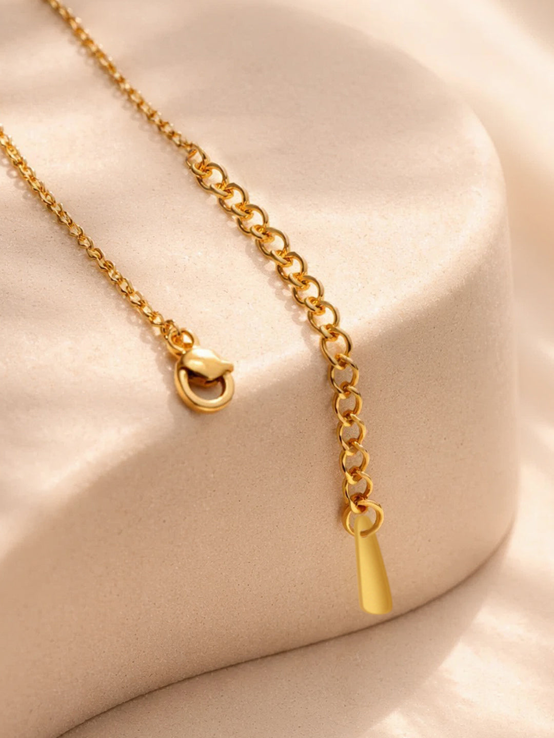 Demi Fine 18K Gold Plated Stainless steel Signature K Pendant Necklace Length - 24.4 cm