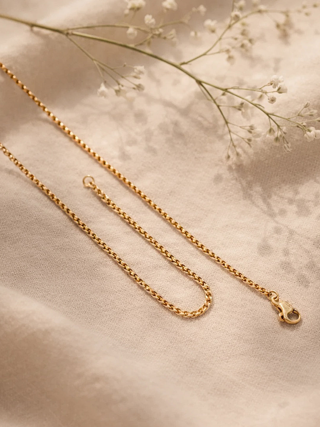 Demi Fine 18K Gold Plated Stainless steel Engraved Square S Pendant Necklace Length - 27.5 cm