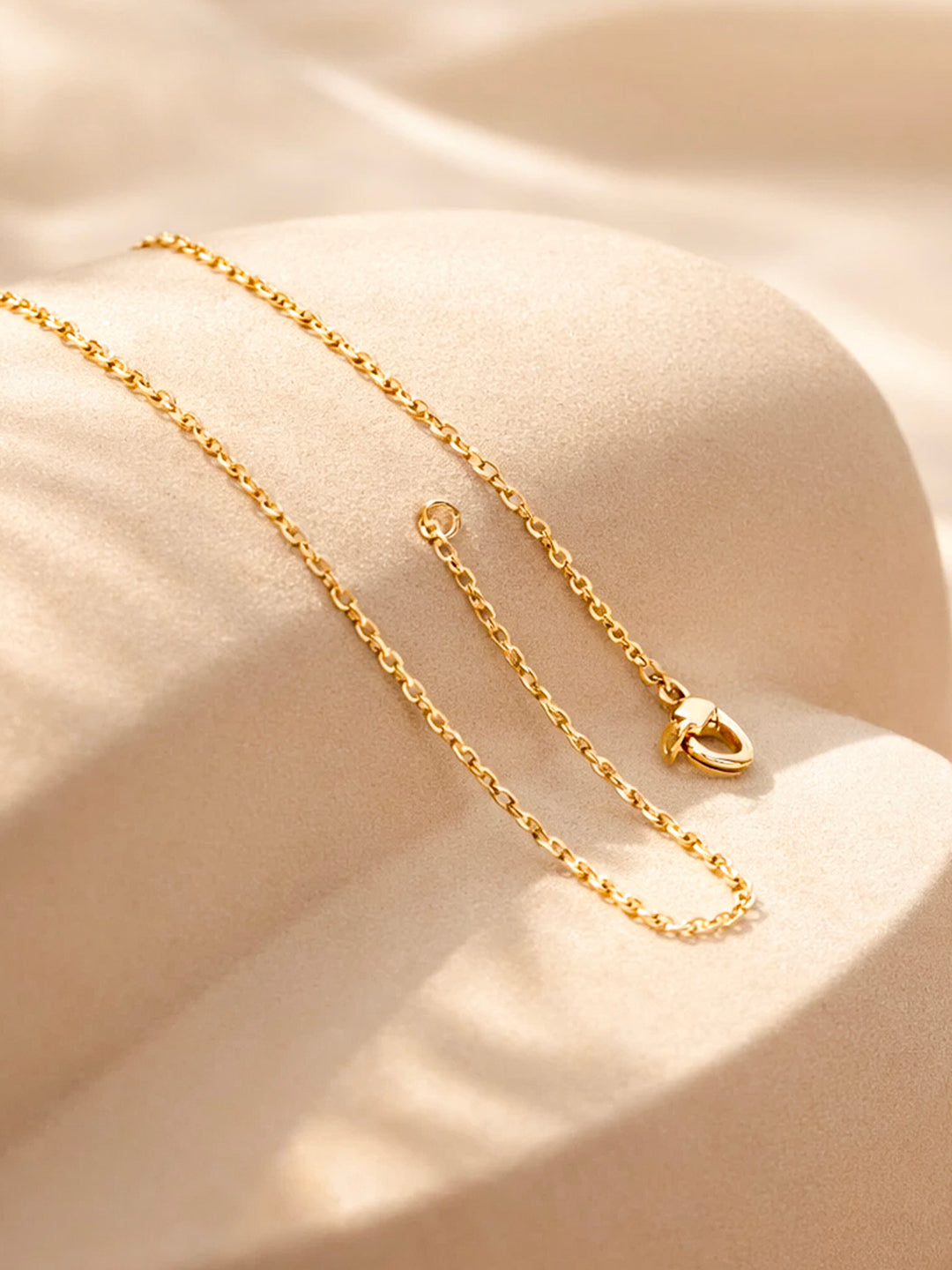 Demi Fine 18K Gold Plated Stainless steel Classic Disc C Pendant Necklace Length - 23.4 cm