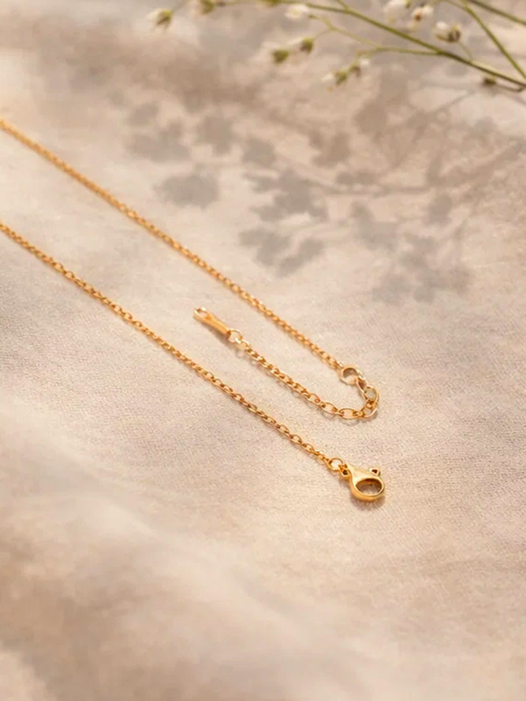 Demi Fine 18K Gold Plated Stainless steel Classic Disc K Pendant Necklace Length - 24 cm