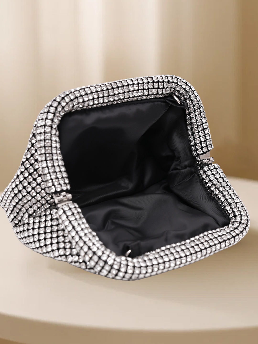 Crystal Shine Party Clutch Bag フリーサイズ