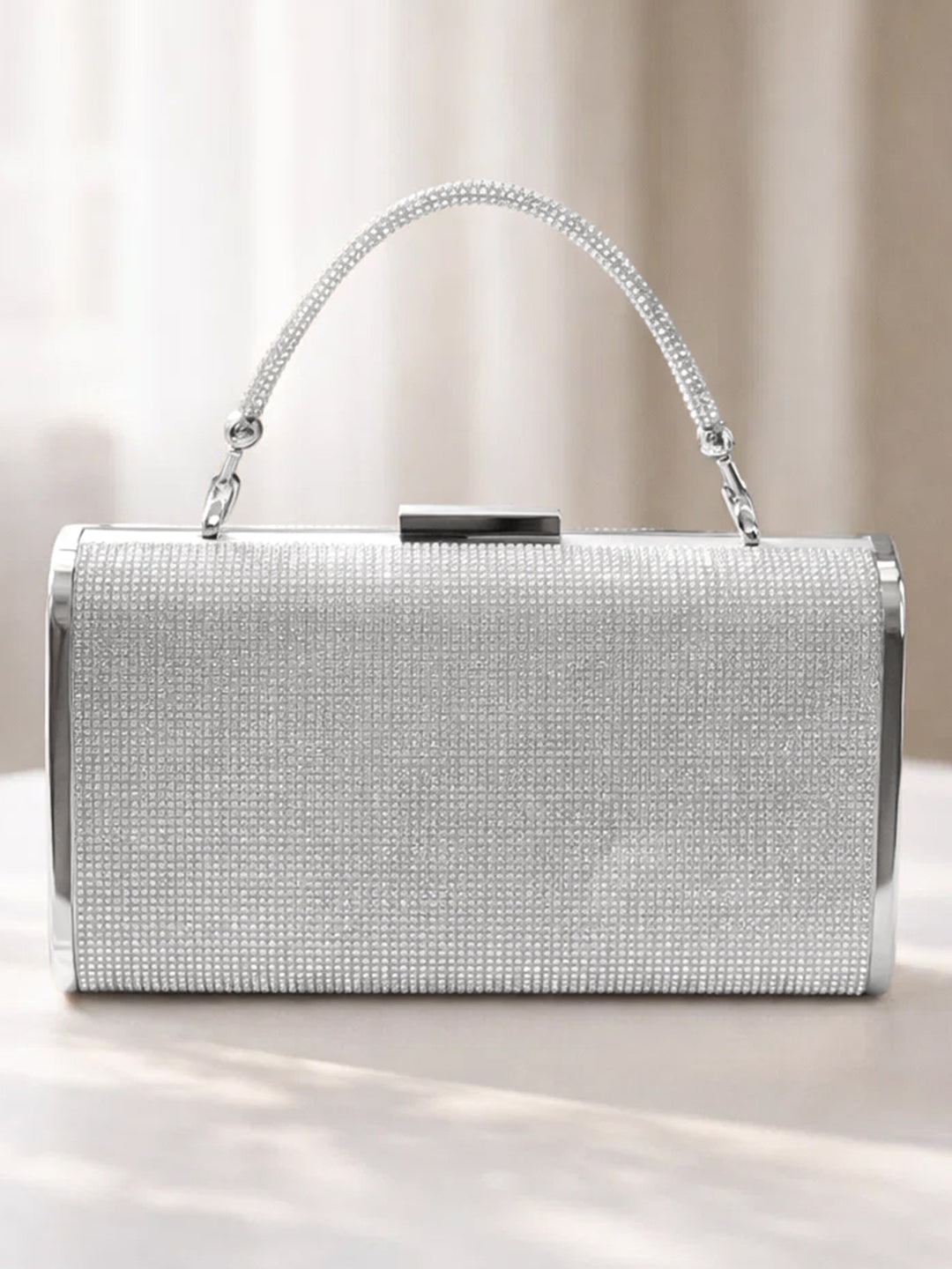 Luxury Crystal Embellished Evening Clutch フリーサイズ
