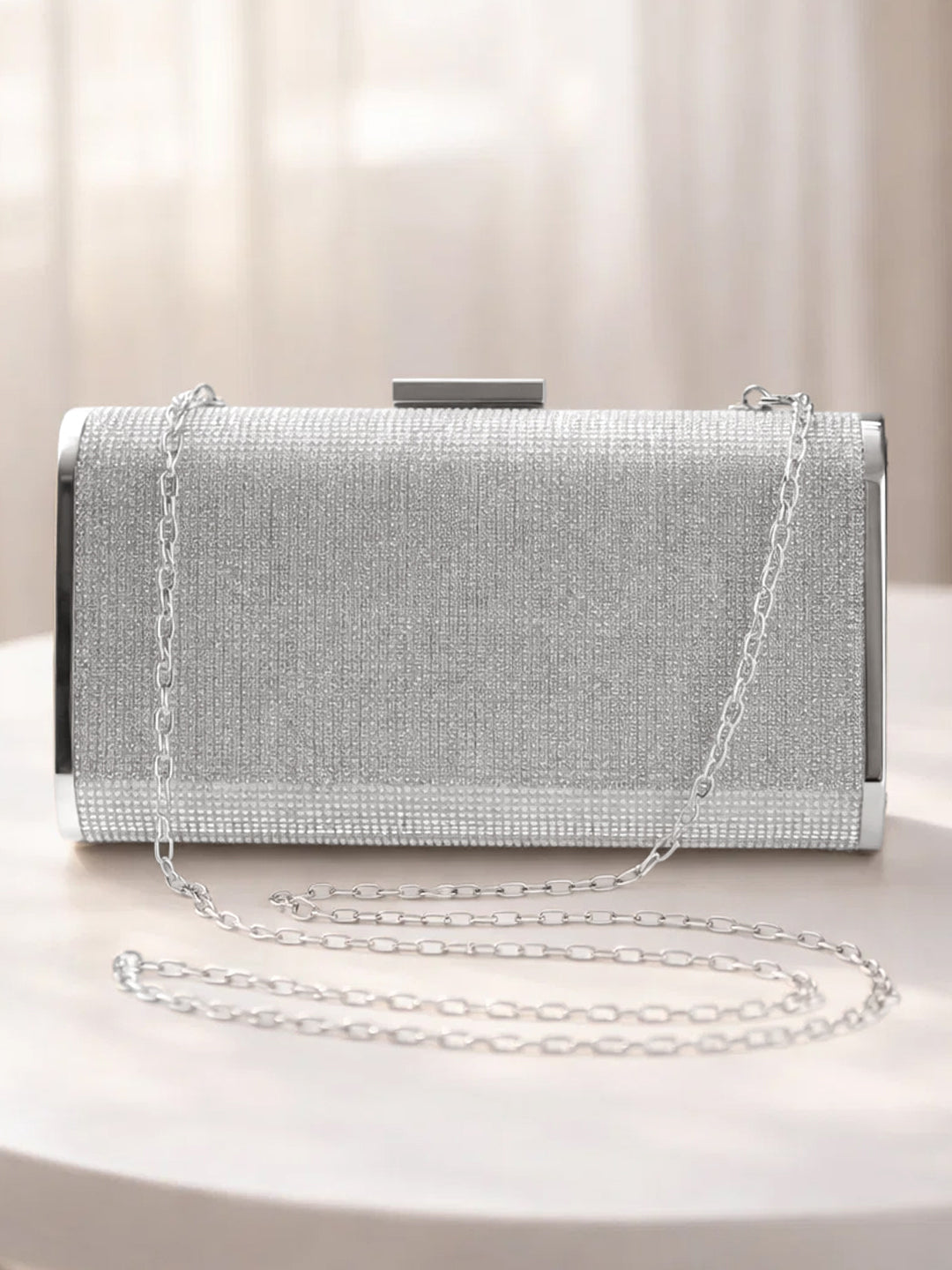 Luxury Crystal Embellished Evening Clutch フリーサイズ