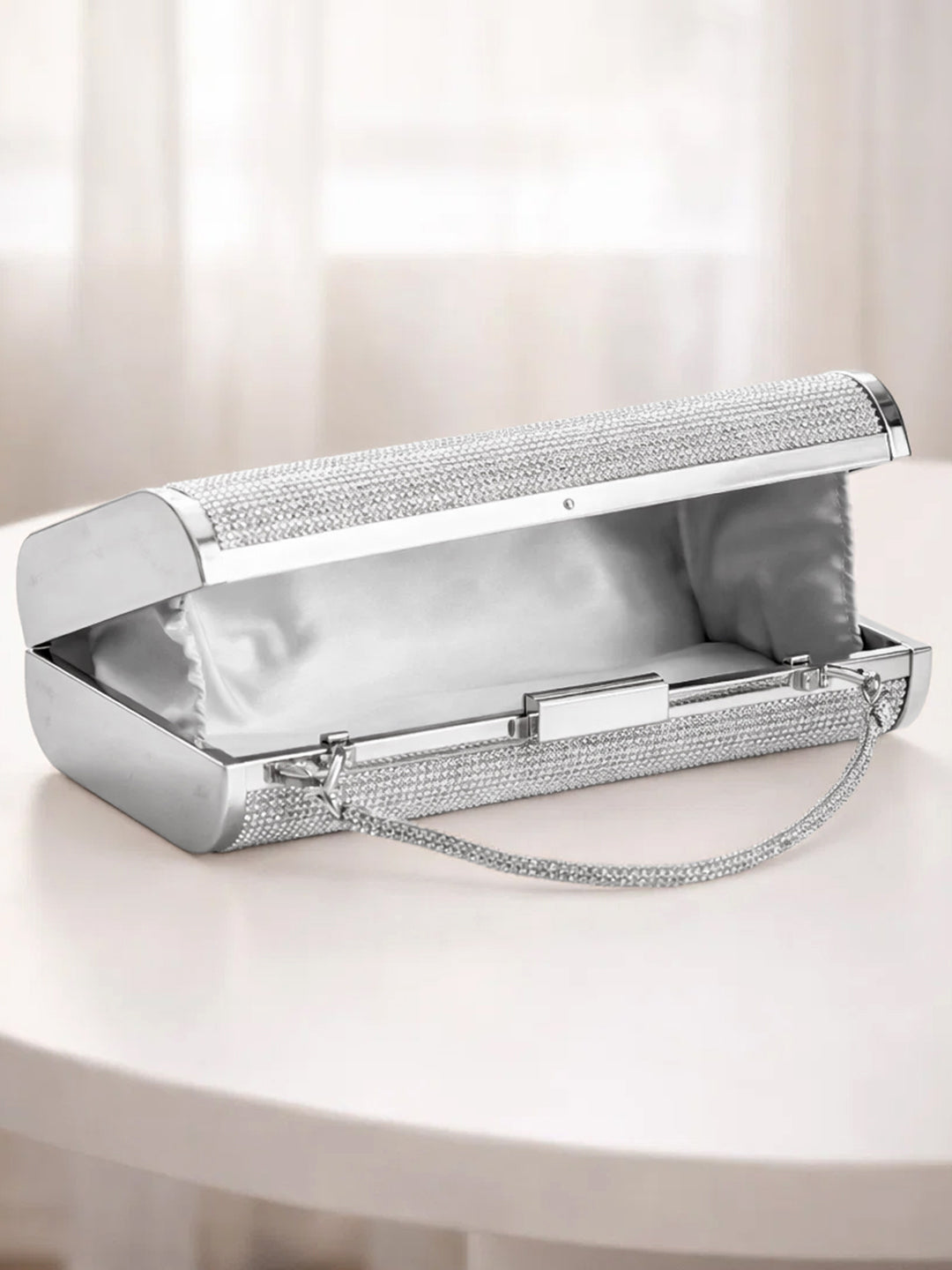Luxury Crystal Embellished Evening Clutch フリーサイズ