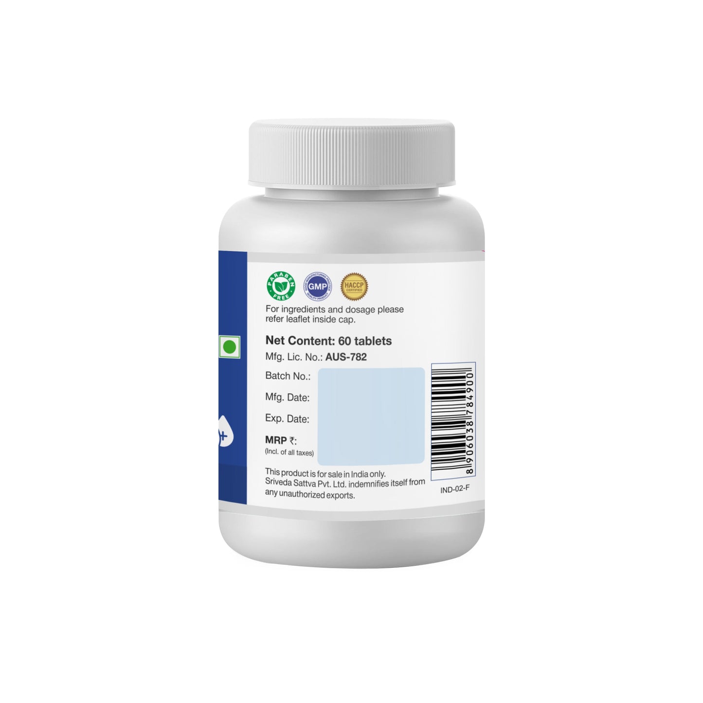 Raktavardhini Tablet - Hematopoietic, 60 Tabs | 500 mg 500mg