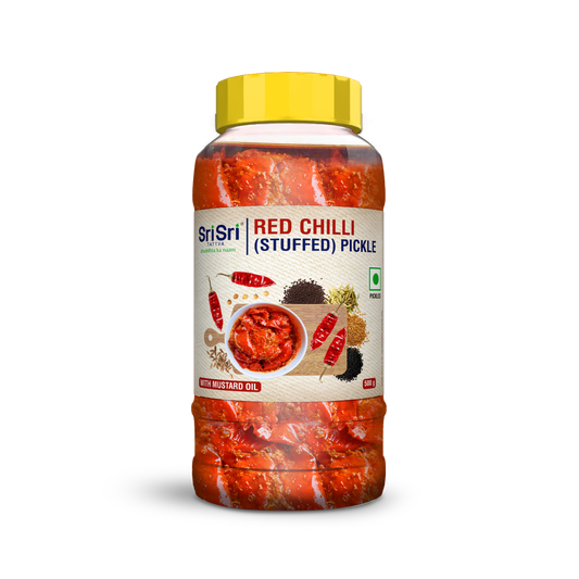 Red Chilli (Stuffed) Pickle , 500 g 500g