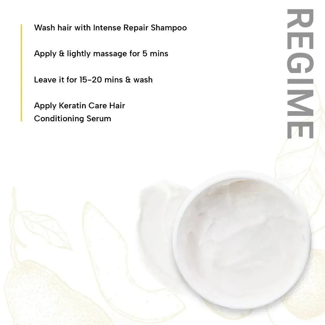 Hair Protein Deep Smoothening Mask Nourishes and Controls Frizz I Avocado Butter & Keratin Protein Enriched I Deeply Conditioning & Hydrating Shiny & Damage Repair-160gm 160g
