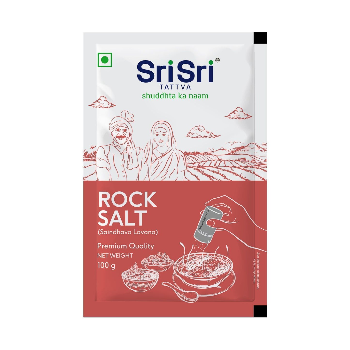 【Sri Sri Tattva】 Rock Salt (Premium Quality)｜ ロックソルト（プレミアム品質）｜ 100g
