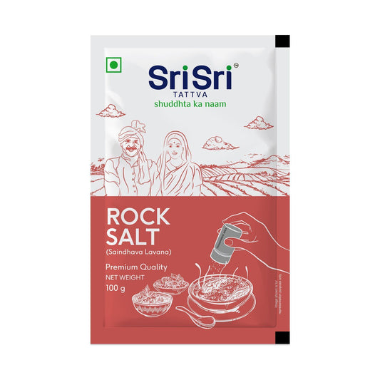 【Sri Sri Tattva】 Rock Salt (Premium Quality)｜ ロックソルト（プレミアム品質）｜ 100g