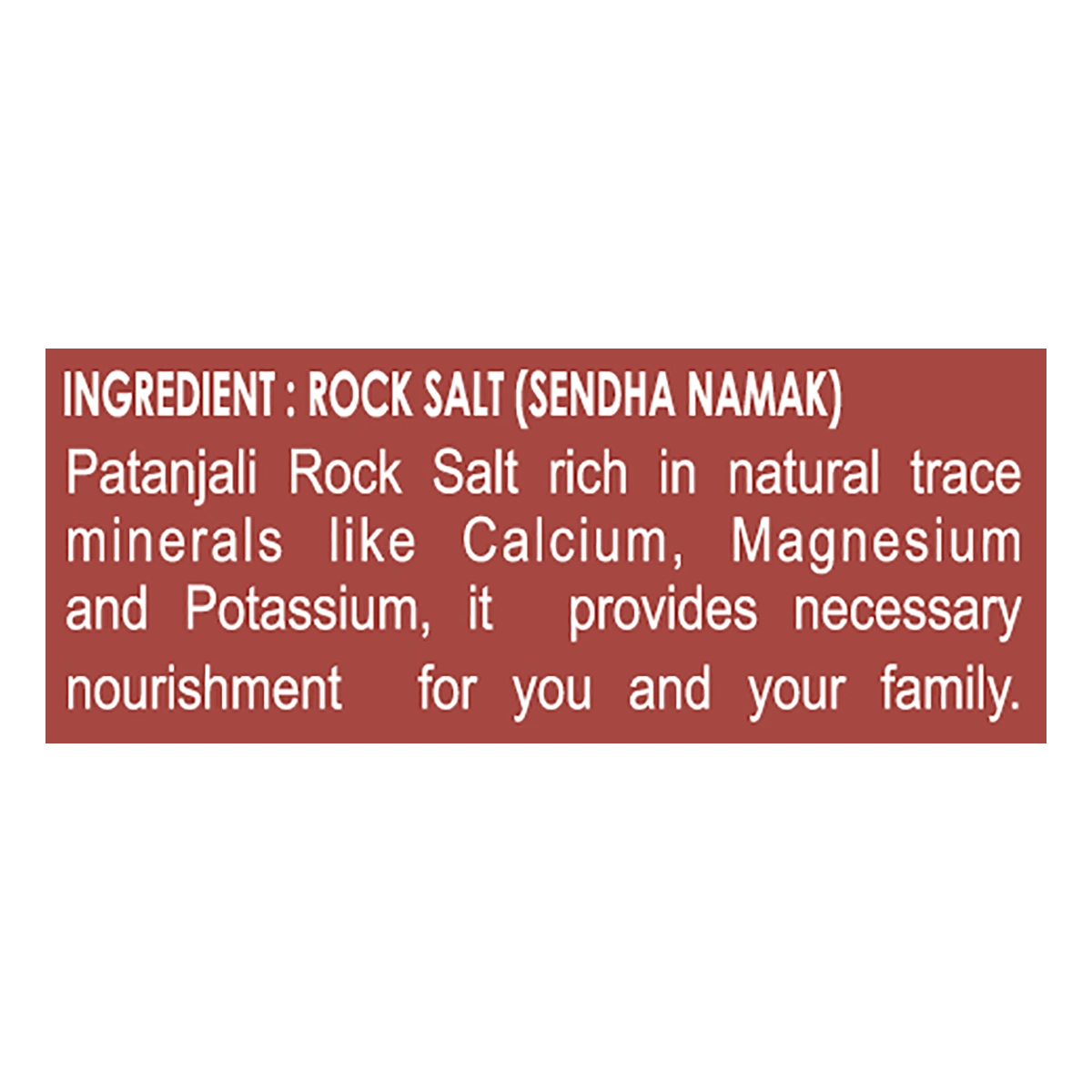 Patanjali Sendha Namak (Rock Salt) 100g