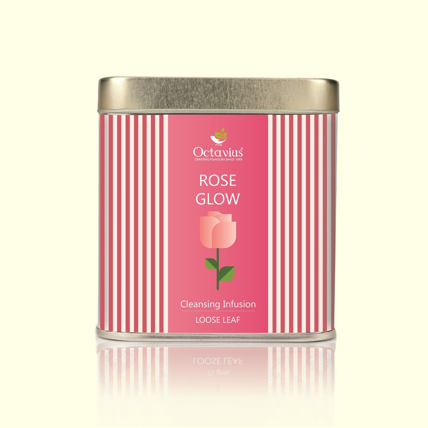 Rose Leaf Tea Rose Glow Loose Leaf Tea - 75 Gm