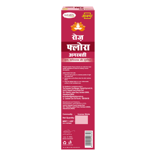 Aastha Rose Flora Agarbatti - 9N