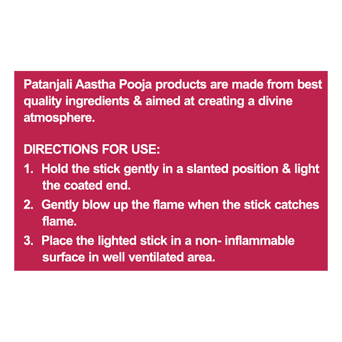 Aastha Rose Flora Agarbatti - 9N