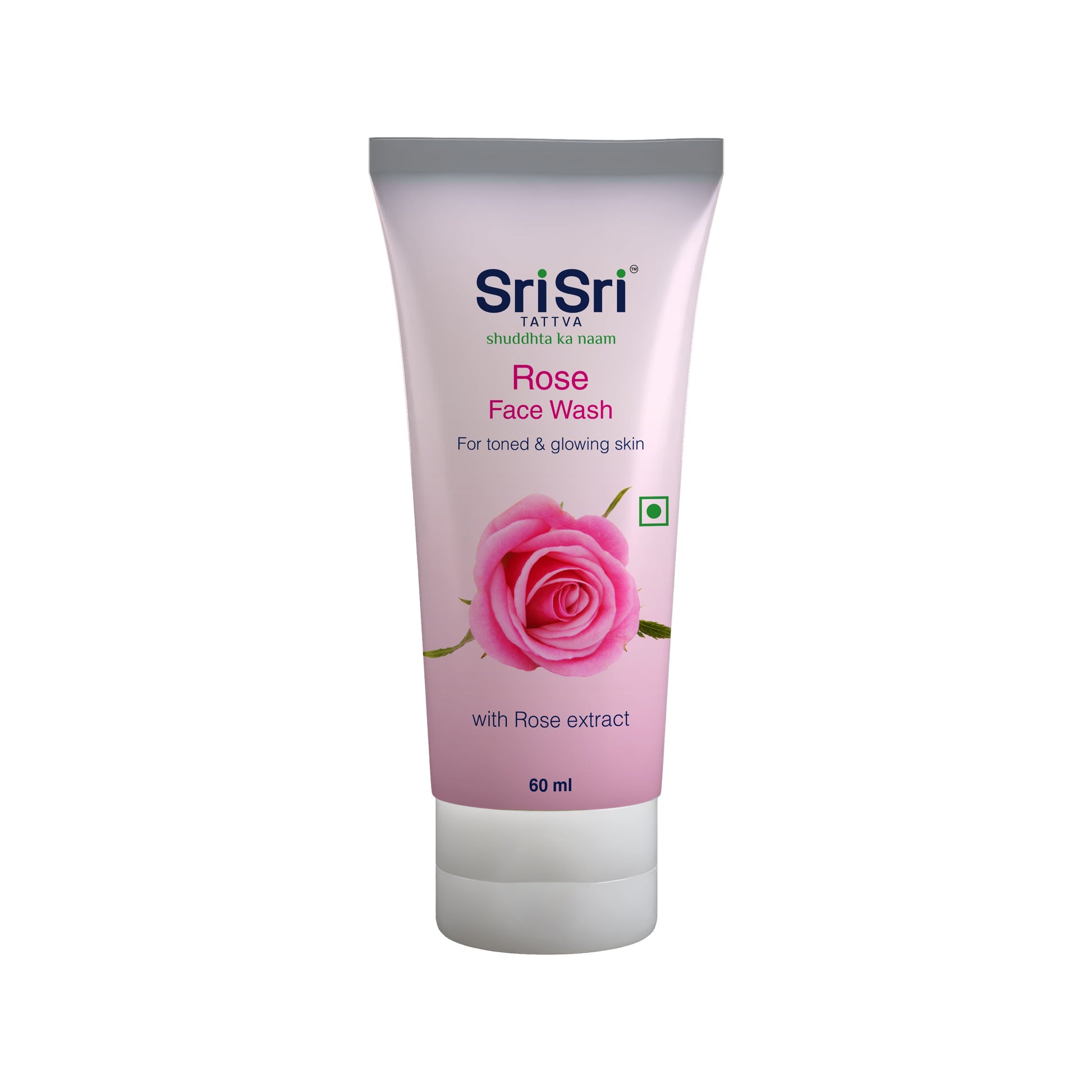 Rose Face Wash - For Toned & Glowing Skin, 60 ml 60ml