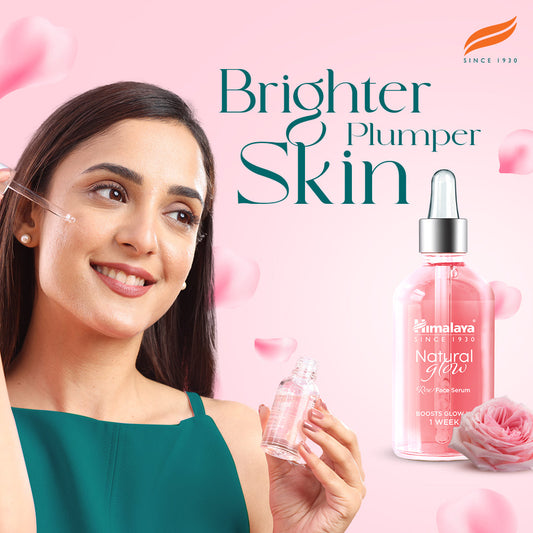 【Himalaya】 Natural Glow Rose Face Serum｜ナトゥラルグロウロセフェイスセラム