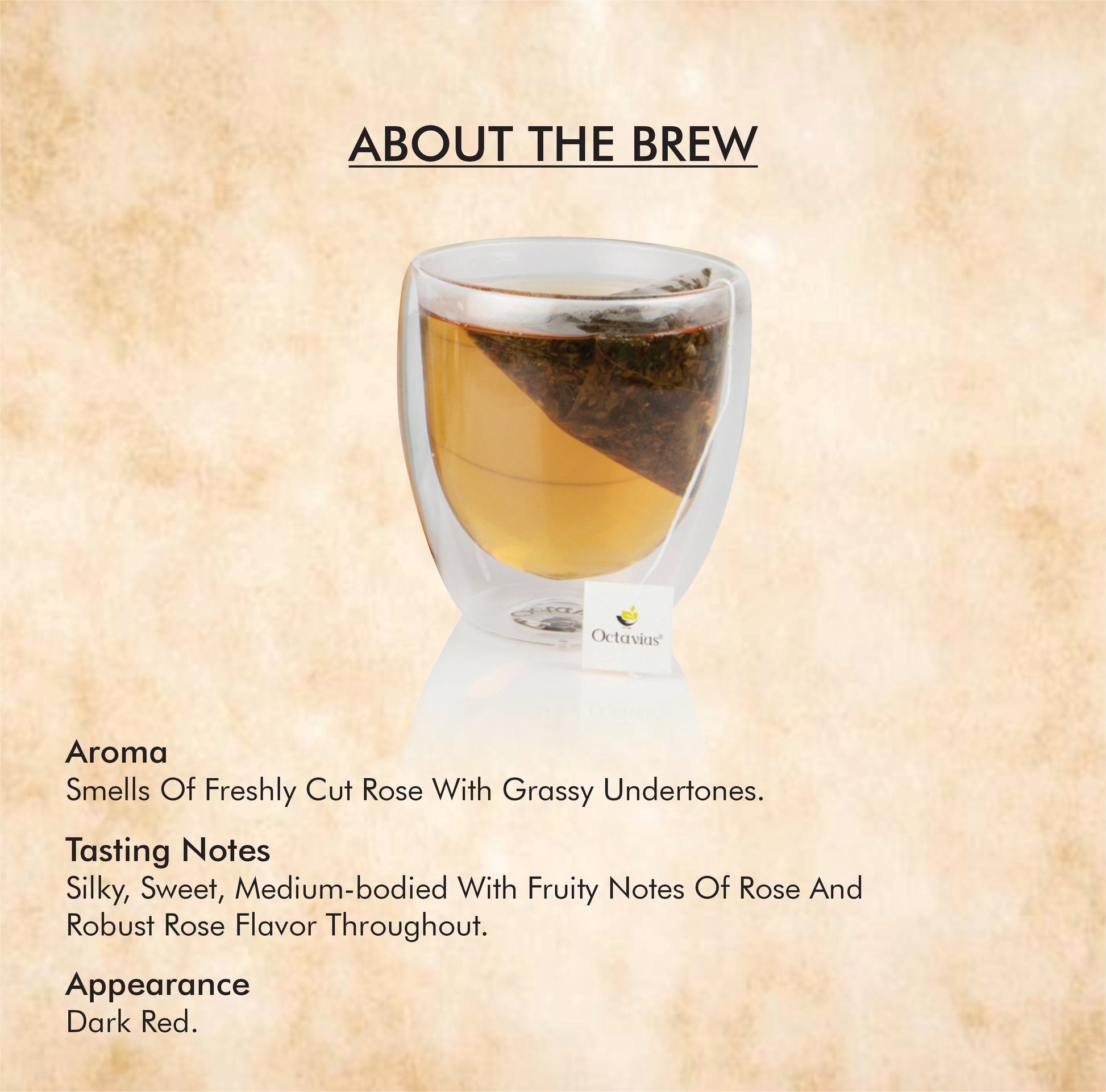 Rose Leaf Tea Rose Glow Loose Leaf Tea - 75 Gm