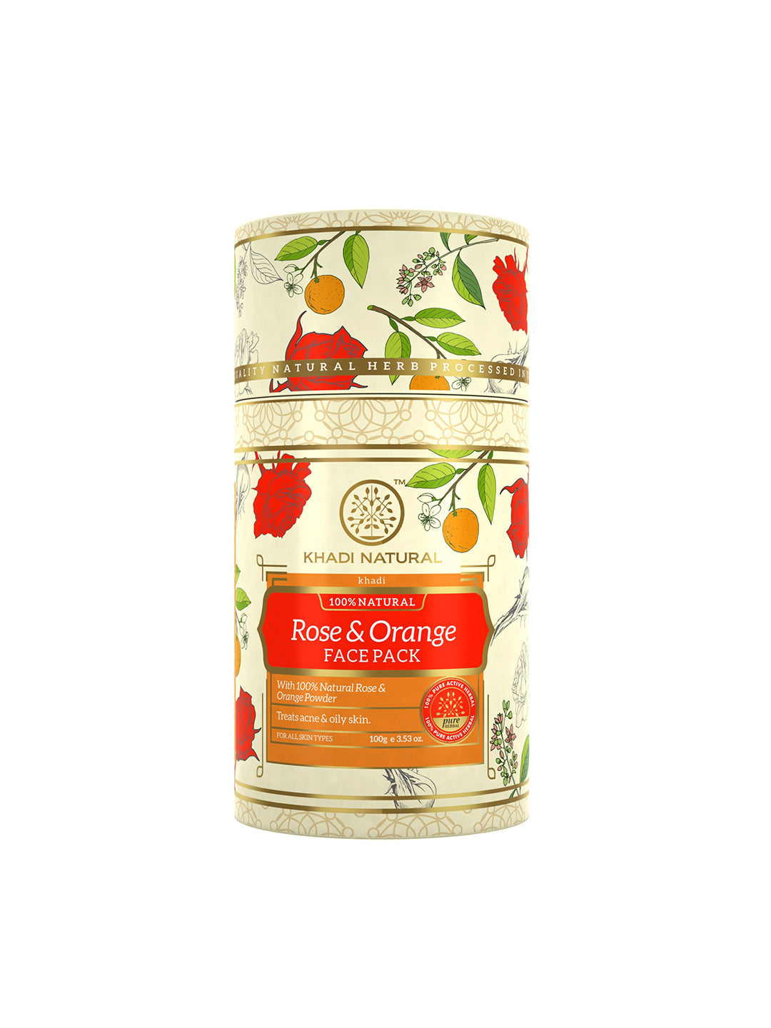 Rose & Orange Face Pack 100gm