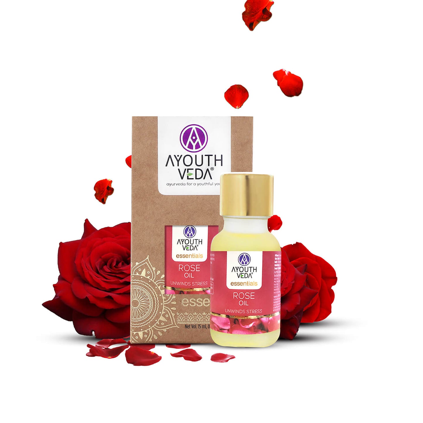 100% Pure Rose Essential Oil | Therapeutic-Grade | Promotes Relaxation, Calms Mind & Uplifts Mood | Steam-Distilled Rose Oil | 15 ml 15ml