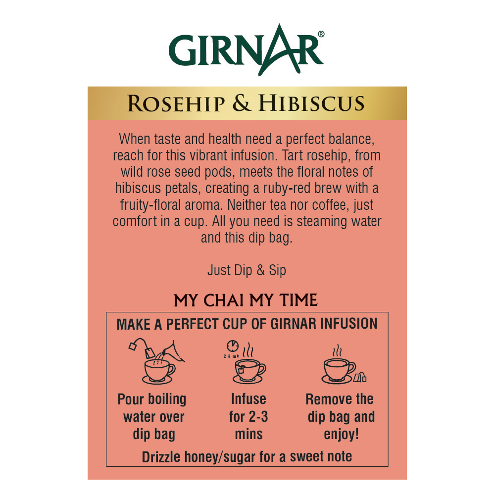 Rosehip & Hibiscus Herbal Infusion 10 Tea Bags