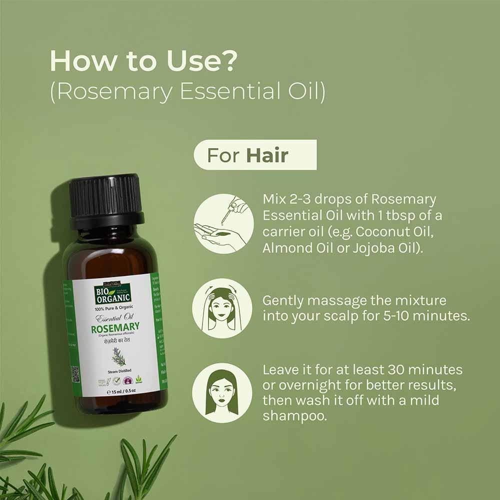 Pure & Organic Rosemary Essential Oil (15ml) 15ml