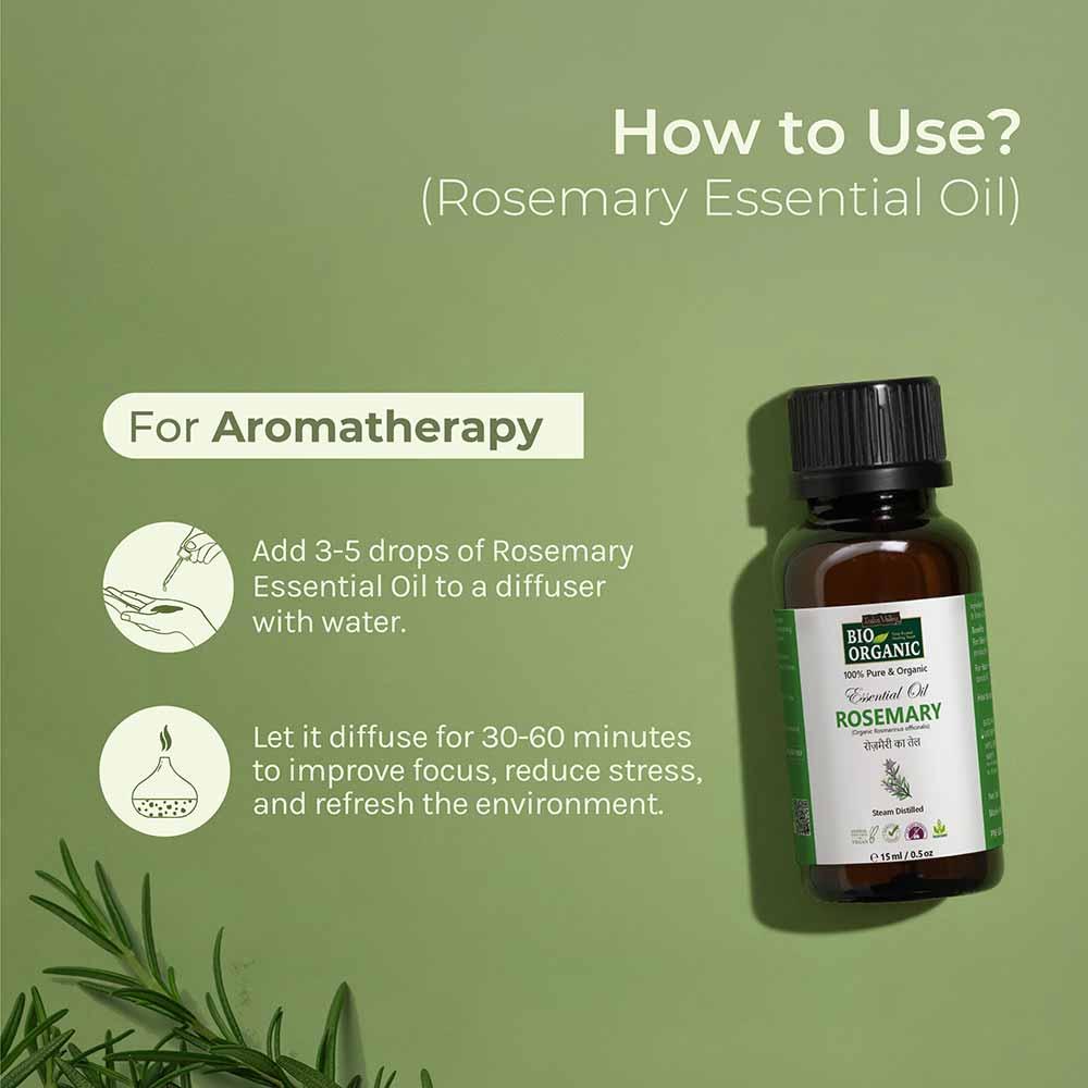 Pure & Organic Rosemary Essential Oil (15ml) 15ml