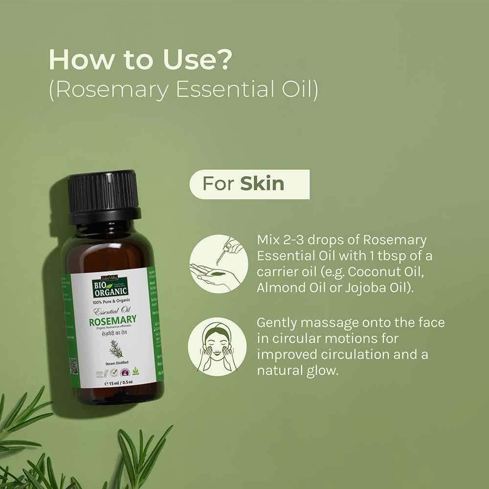 Pure & Organic Rosemary Essential Oil (15ml) 15ml