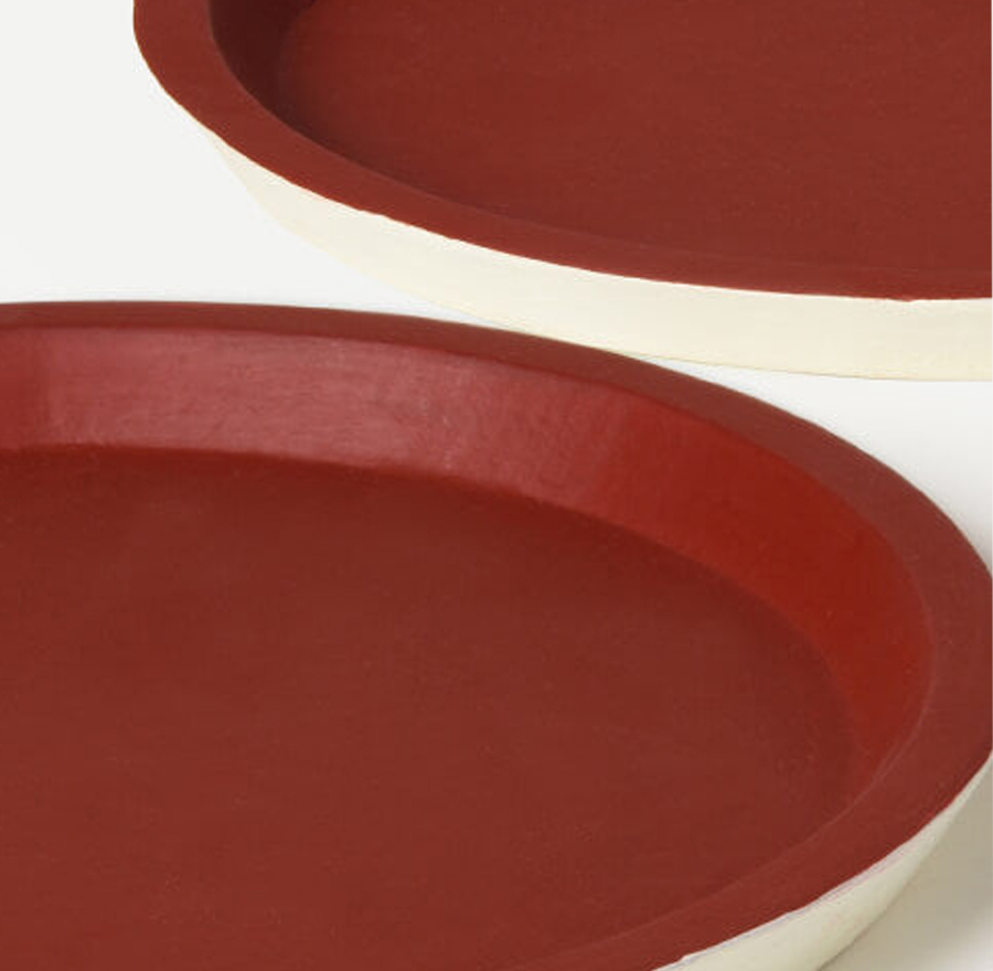REID TRAYS (SET OF 2) 20.5(L) x 20.5(B) x 1.6(H); 直径: 20.5