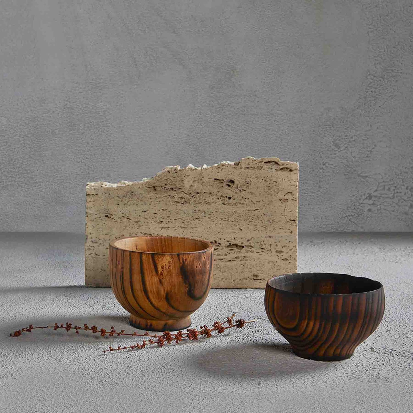 BUDDY WOODEN BOWL 12.2(L) x 12.2(B) x 9.4(H); 直径: 12.2