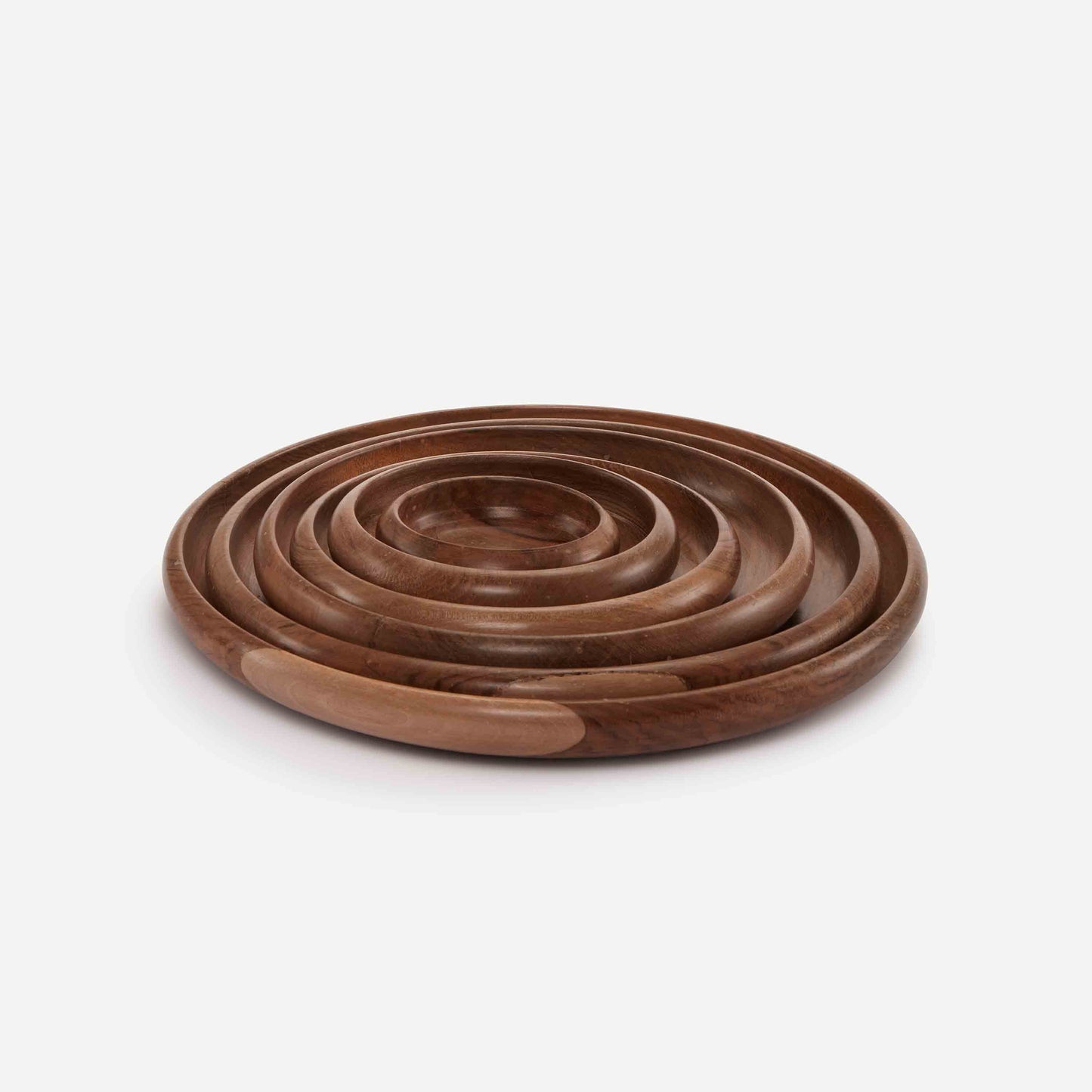 AKROD WOODEN PLATE SET (SET OF 6)