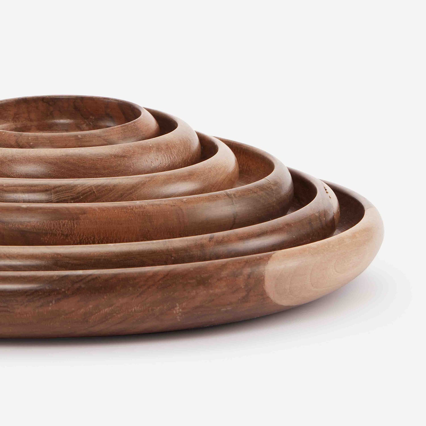 AKROD WOODEN PLATE SET (SET OF 6)