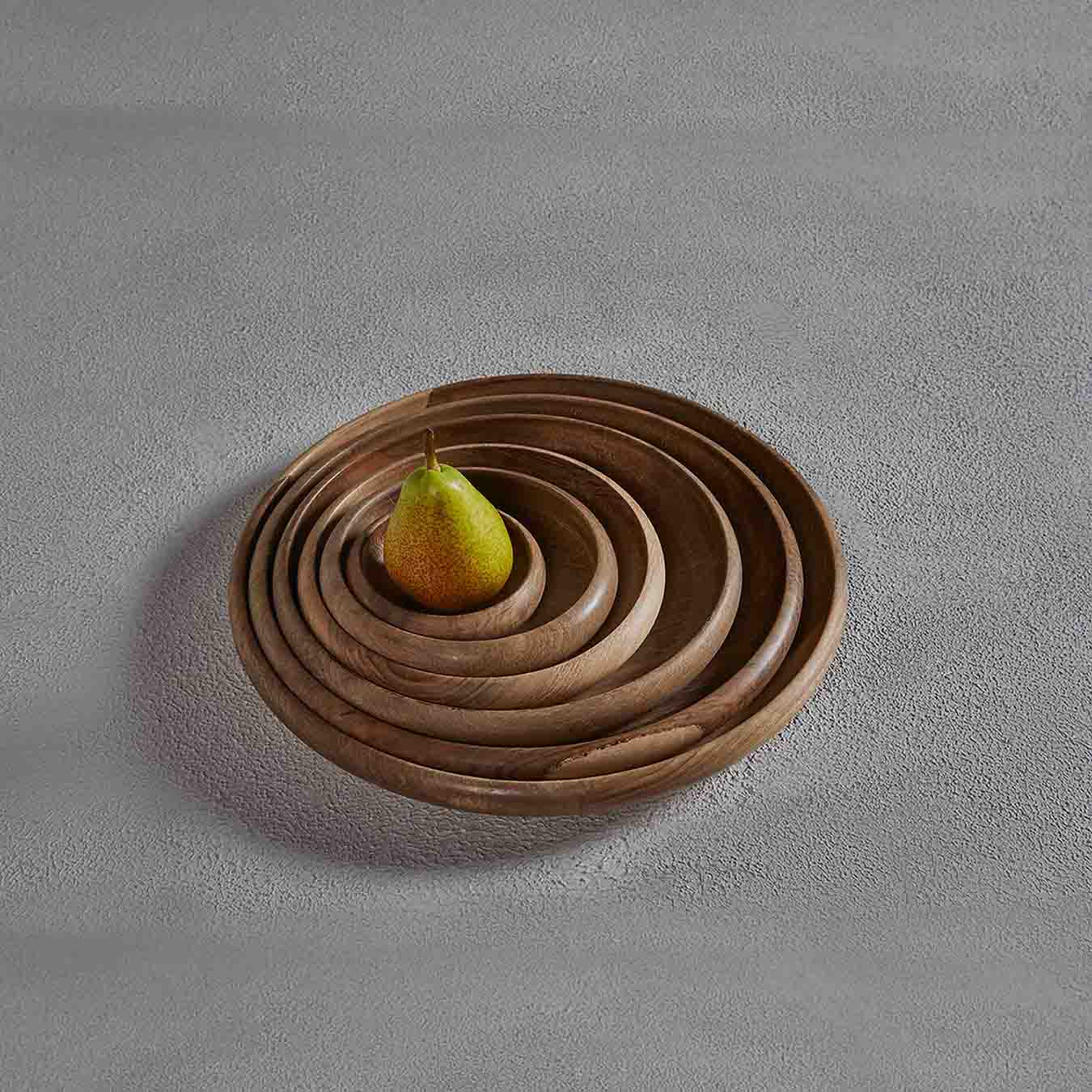AKROD WOODEN PLATE SET (SET OF 6)