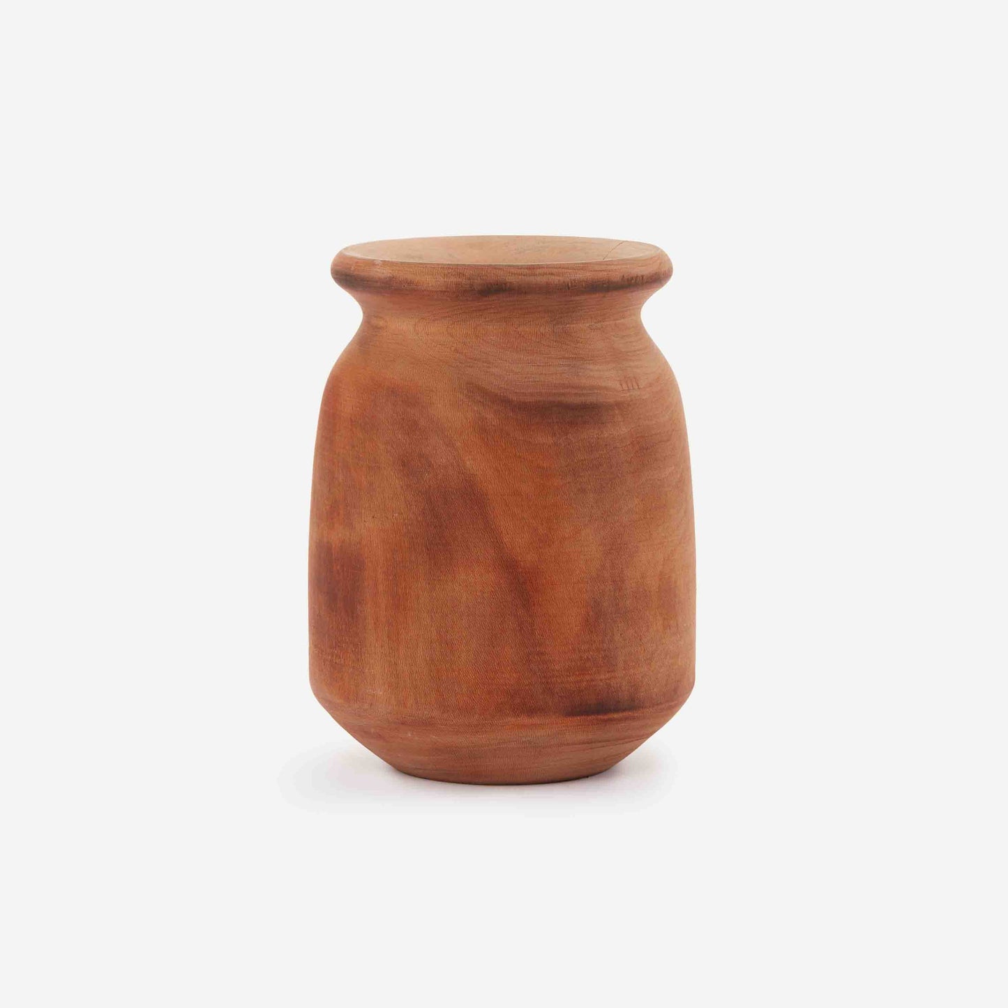 ELFIN WOODEN VASE 15.5(長さ) x 15.5(幅) x 21(高さ); 直径: 15.5
