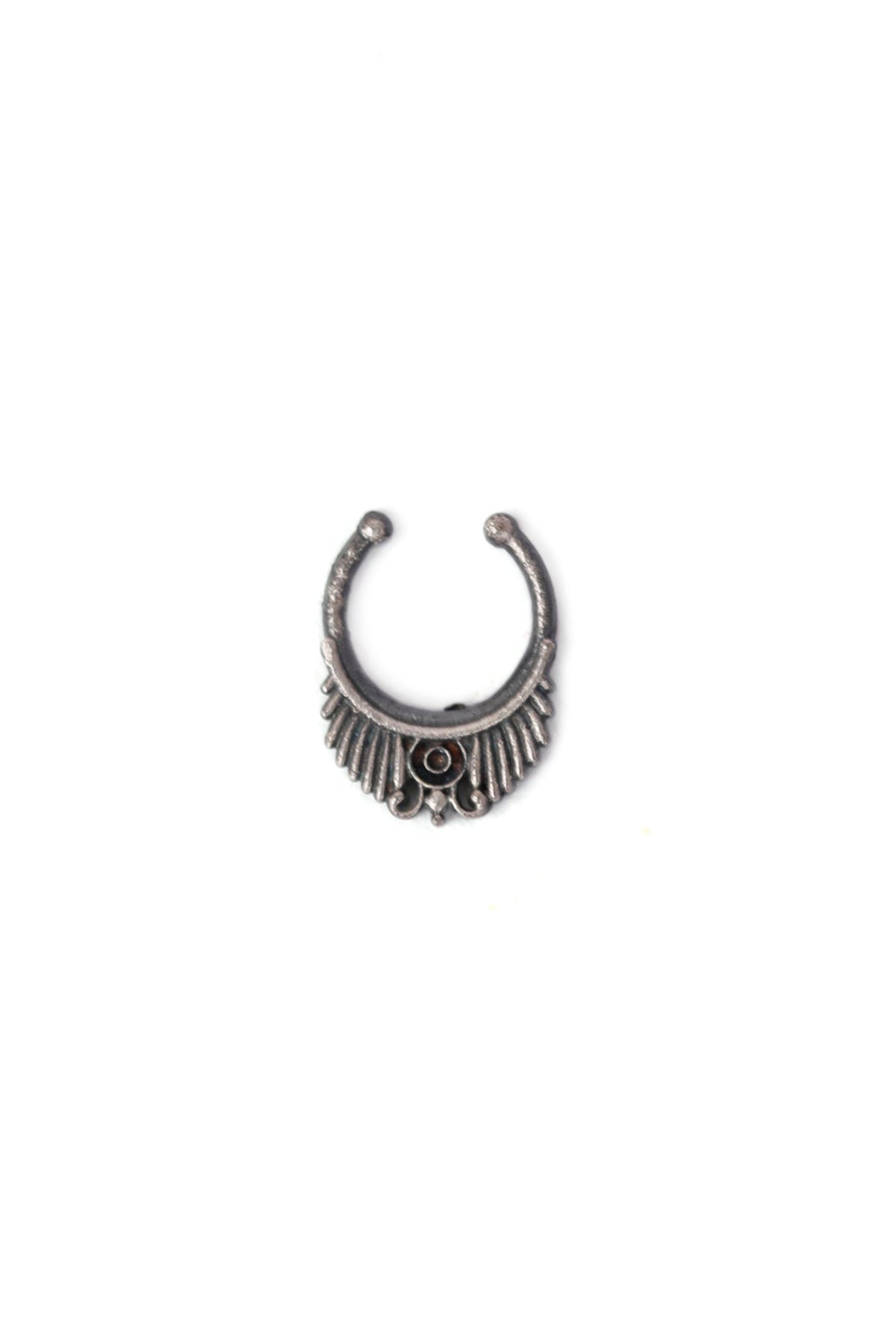 Silver Ancient Motif Septum