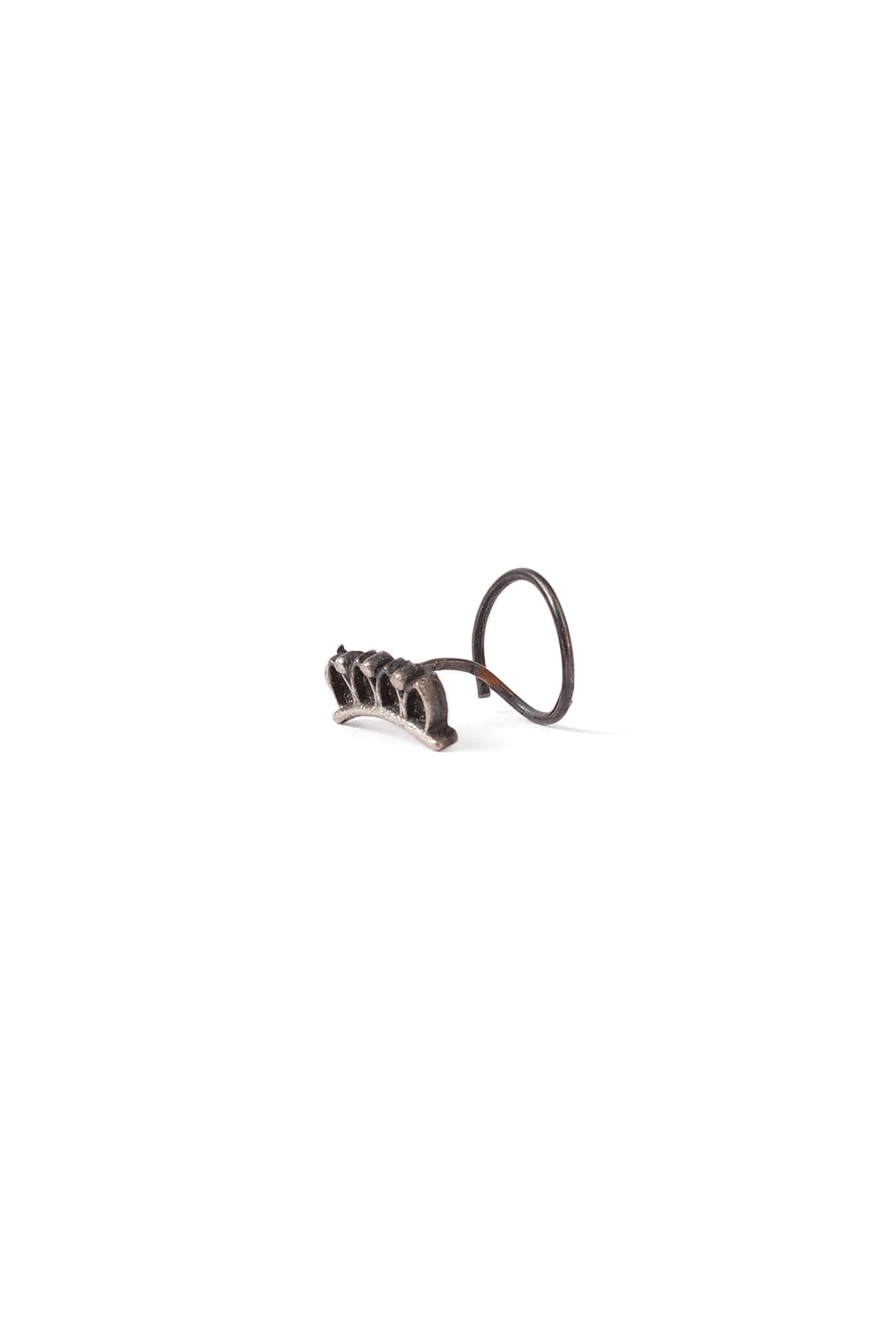 Tiara Shaped Brass Nosepin タイプ ノンホール（クリップ式）
