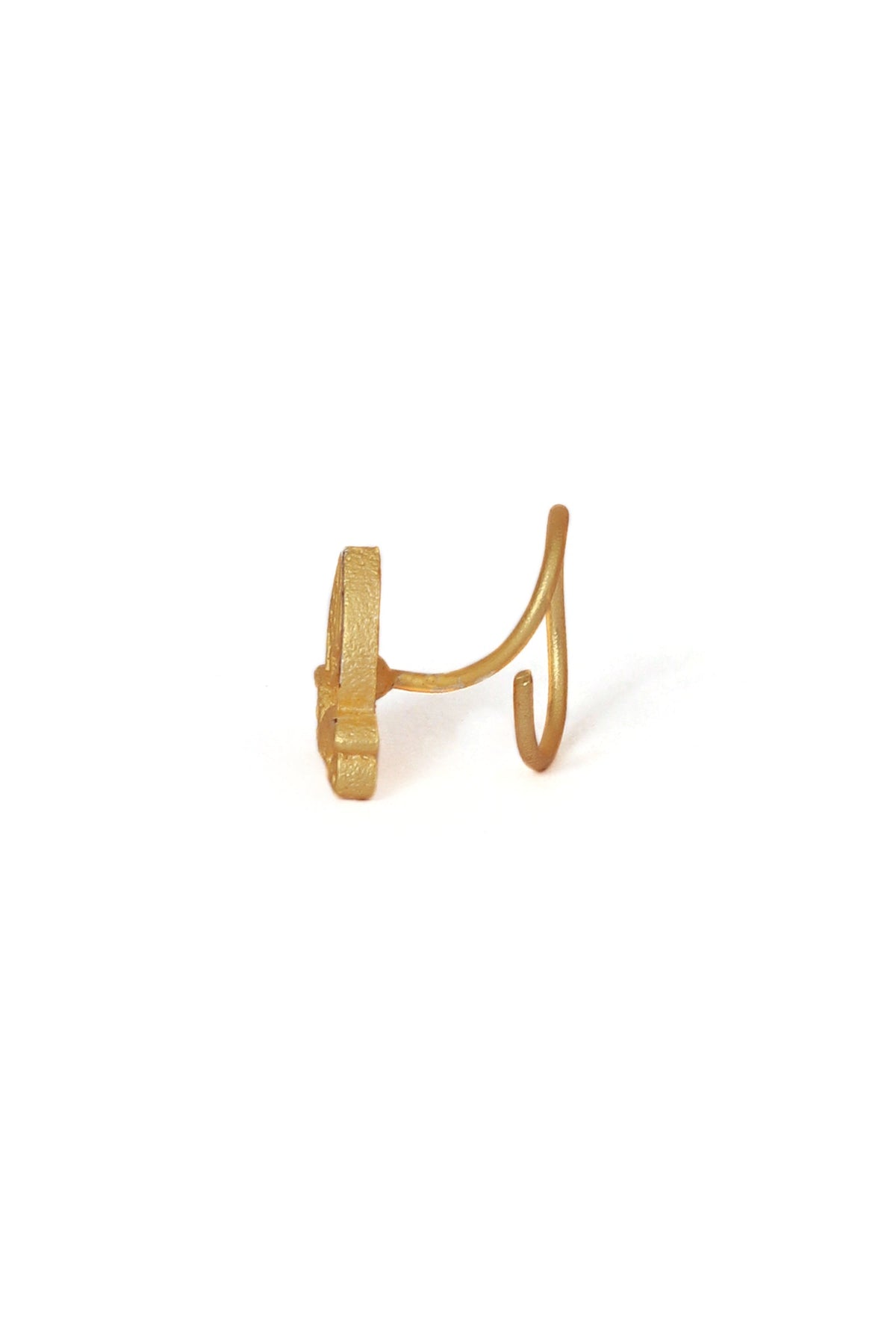 Ancient Motif Brass Gold Nosepin タイプ ピアス