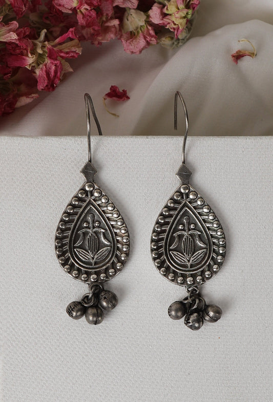 Antique Ghungroo Hook Danglers