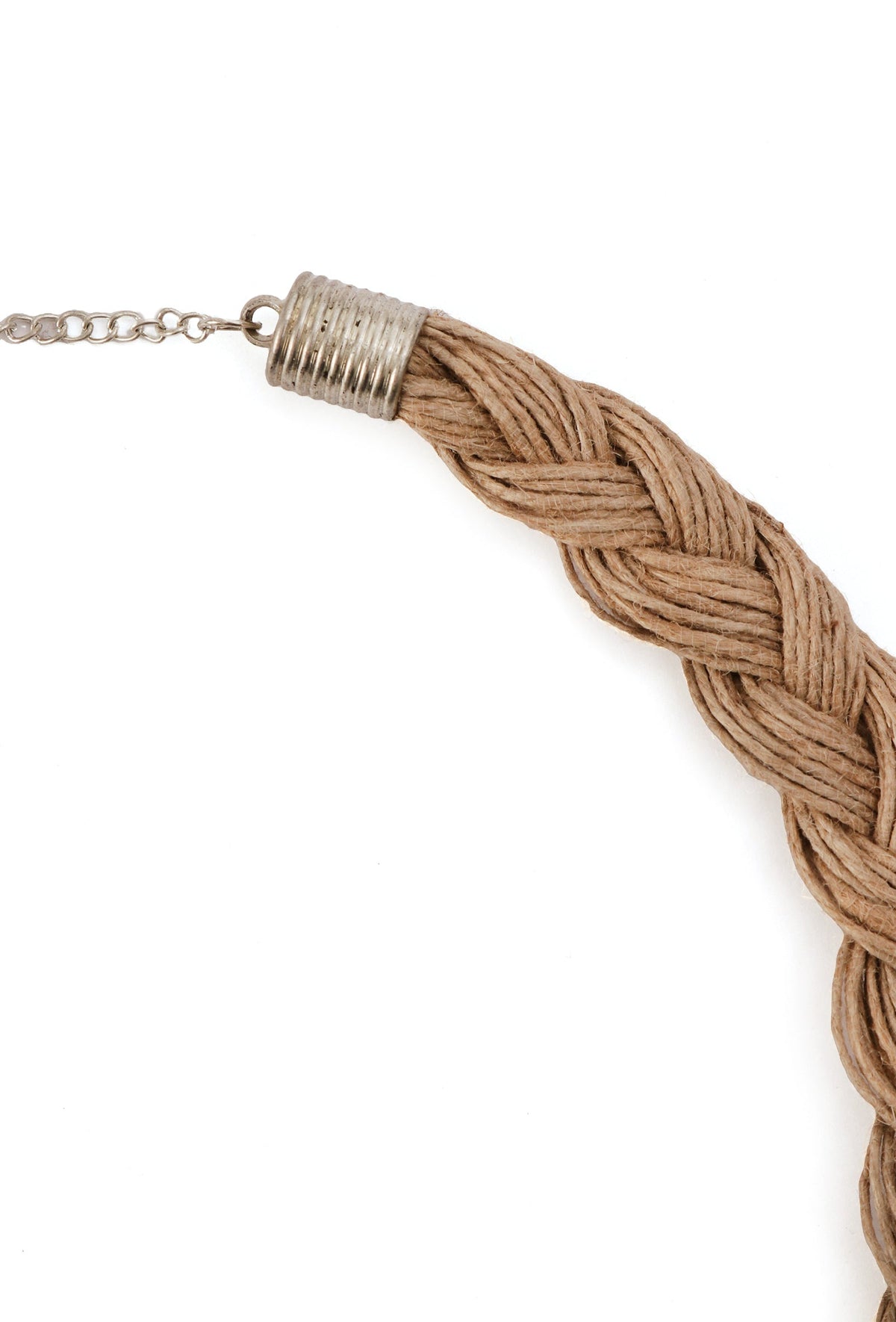 Floral Elegance Jute Necklace Set