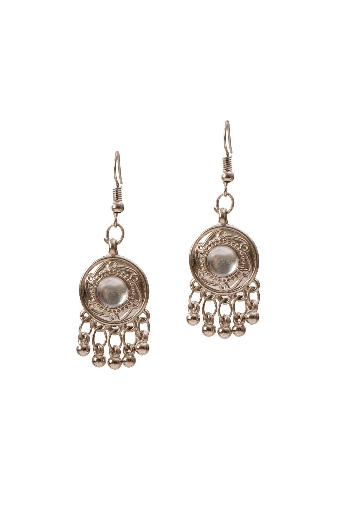 Monochrome Ghunghru Chic Jute Jewelry Set