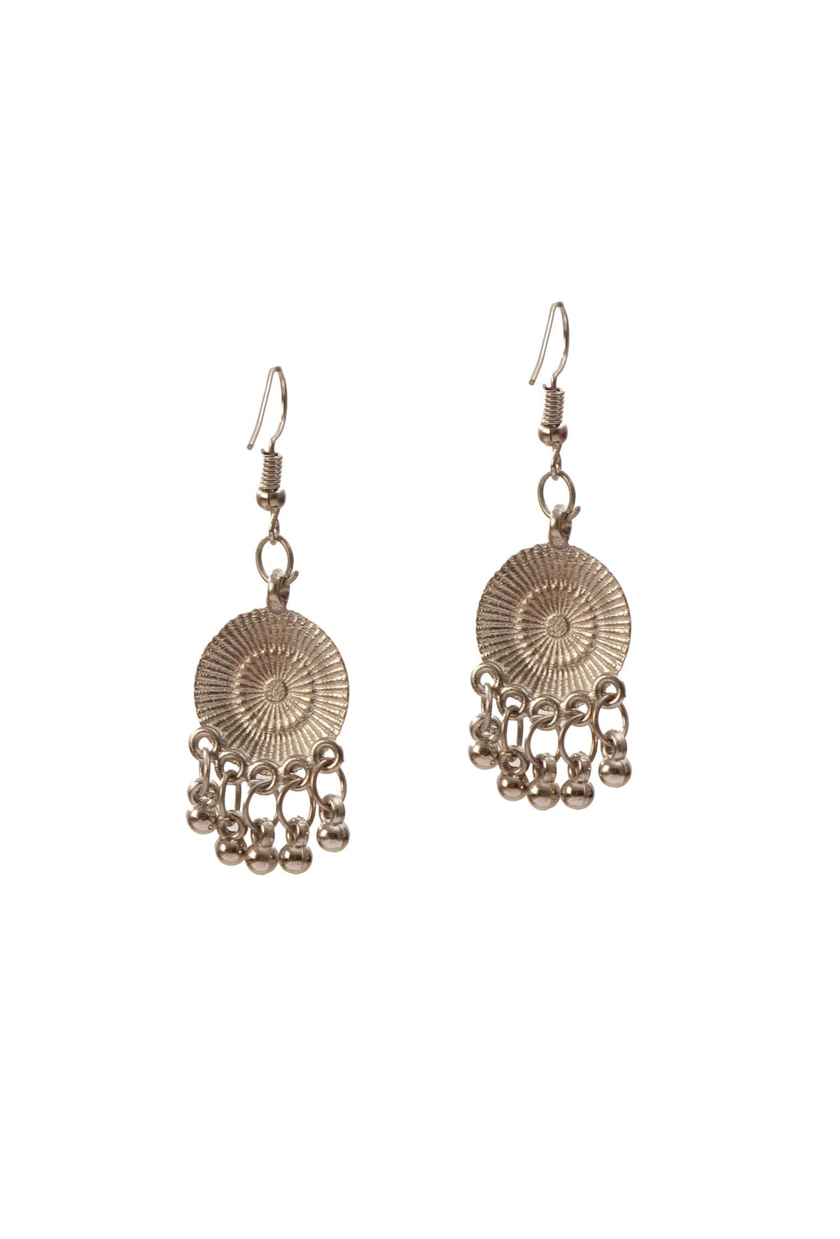 Monochrome Ghunghru Chic Jute Jewelry Set
