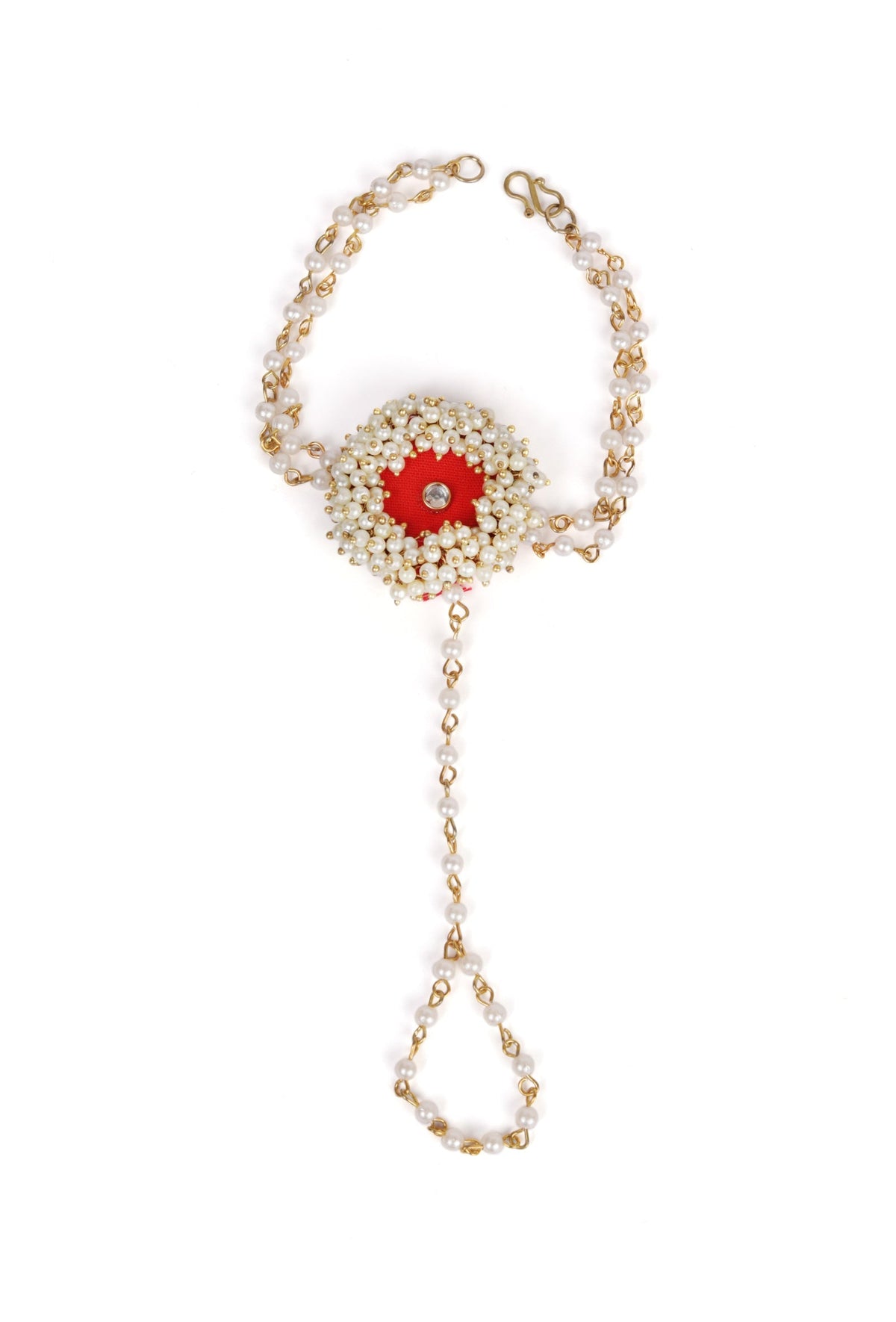 Floral Rouge Hand Adornment