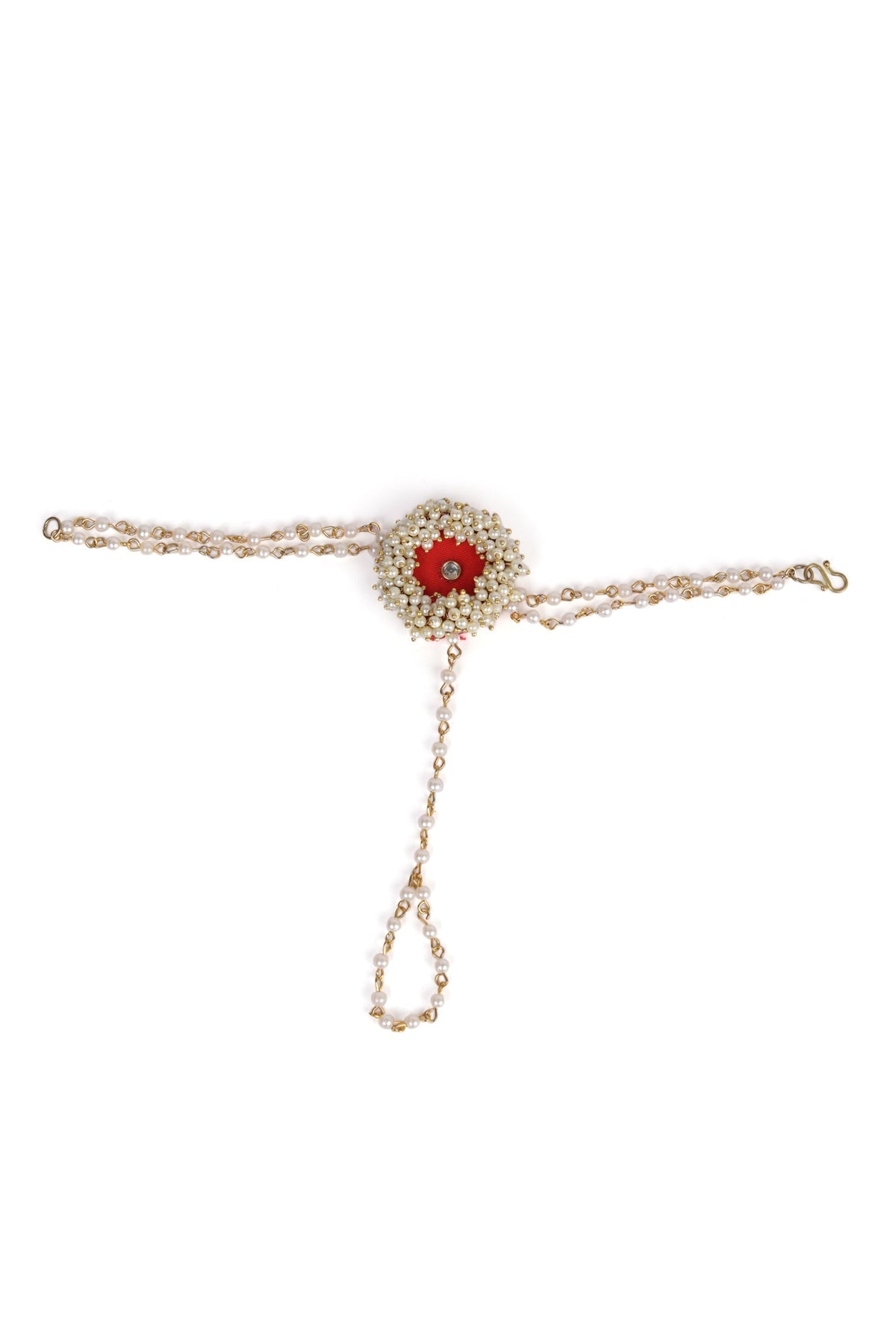 Floral Rouge Hand Adornment