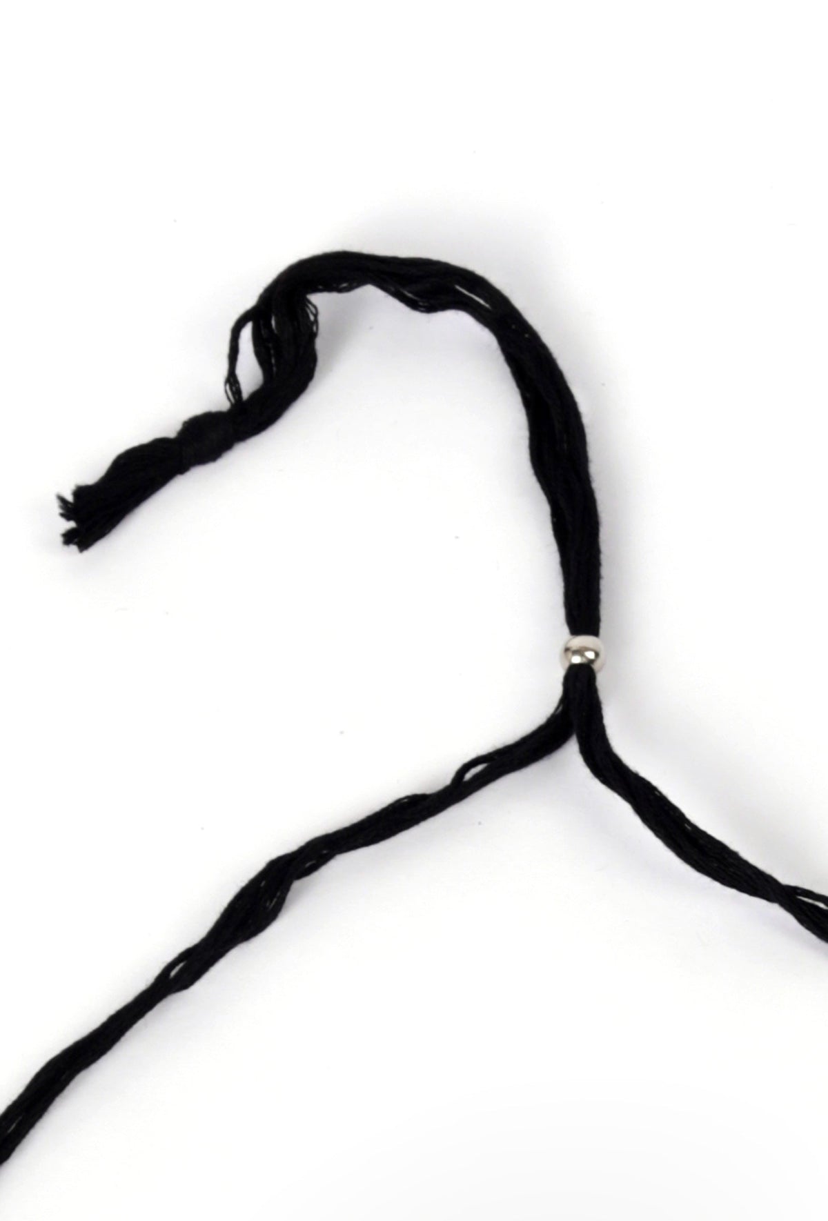 Banjara Style Three Layer Mirror Work Silver Oxidised Choker Necklace