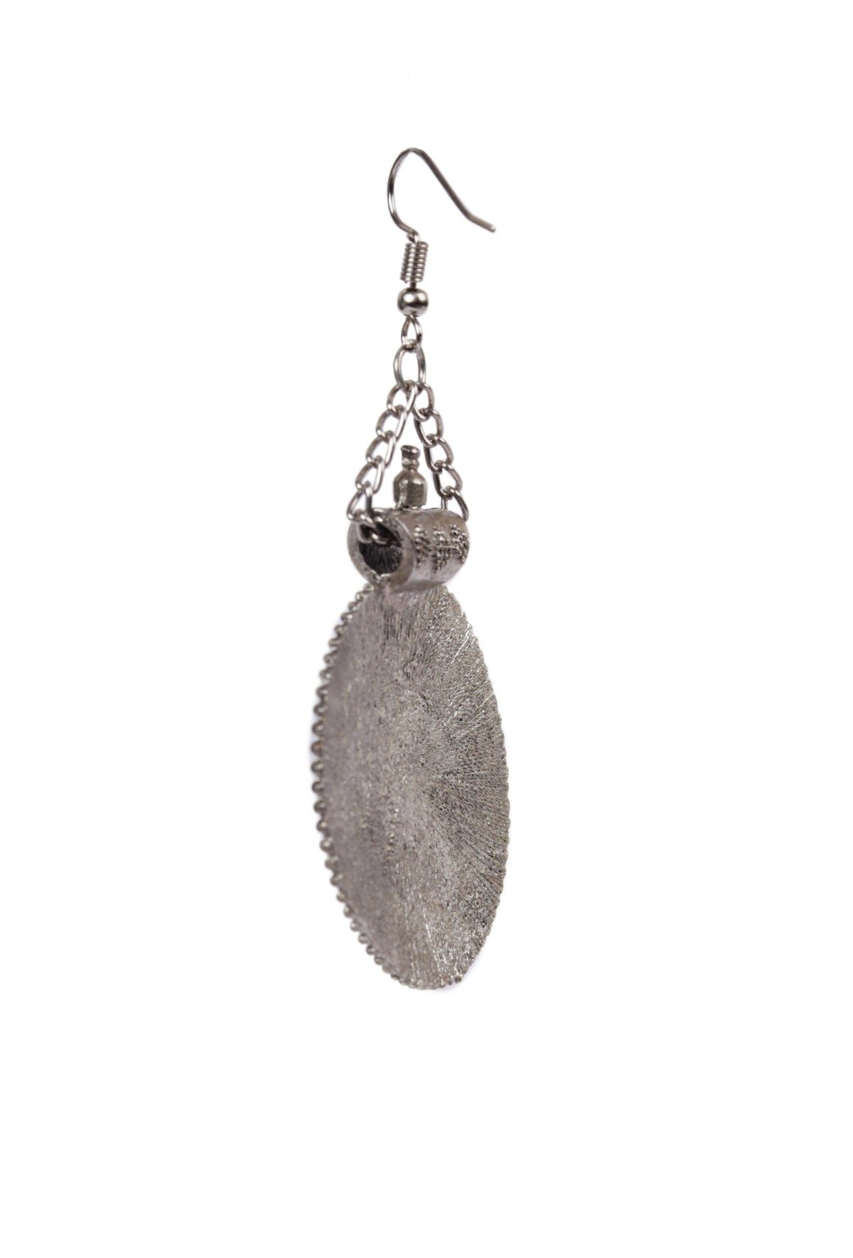 German Silver Round Shaped Earring