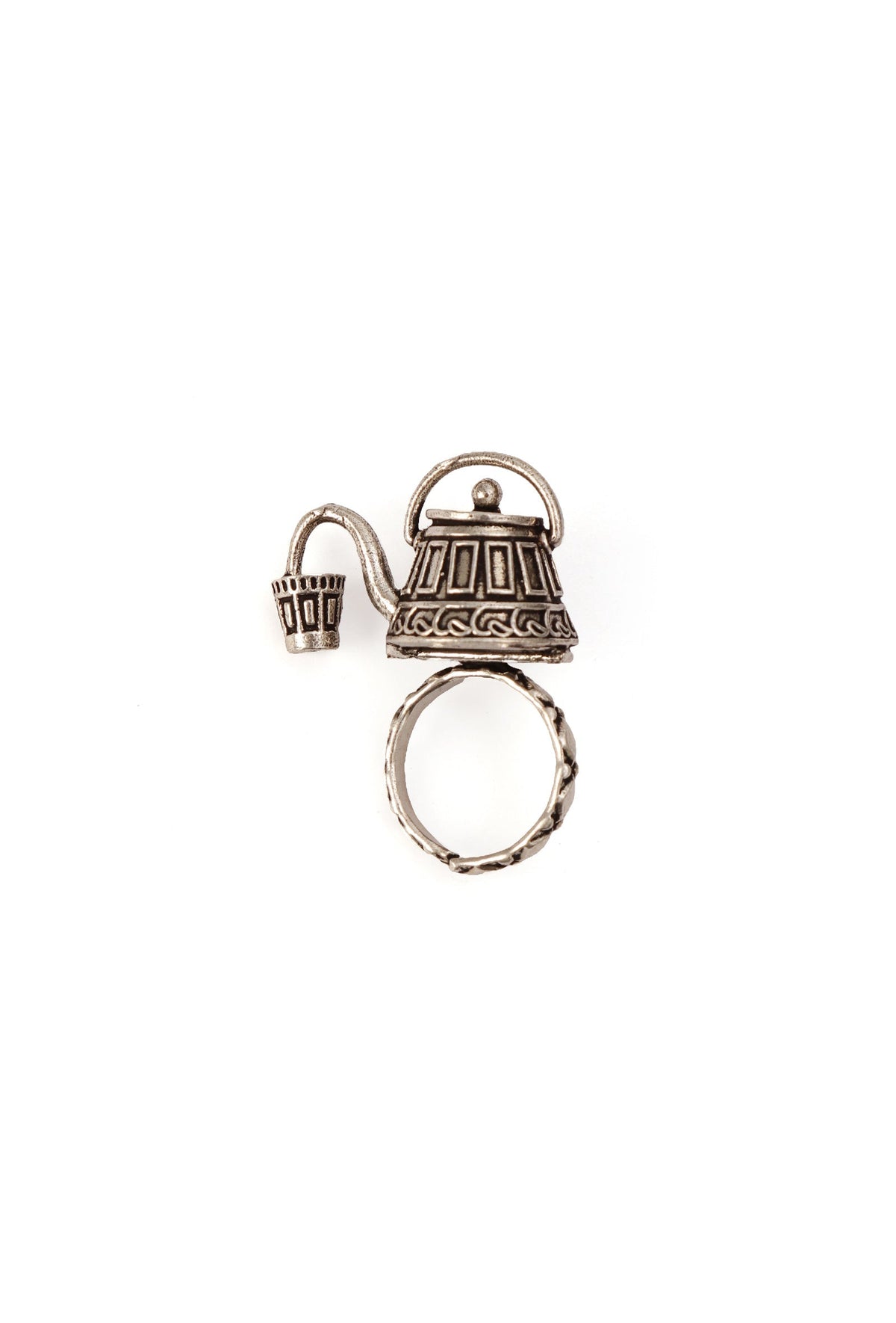 Teapot and Cup Delight Ring