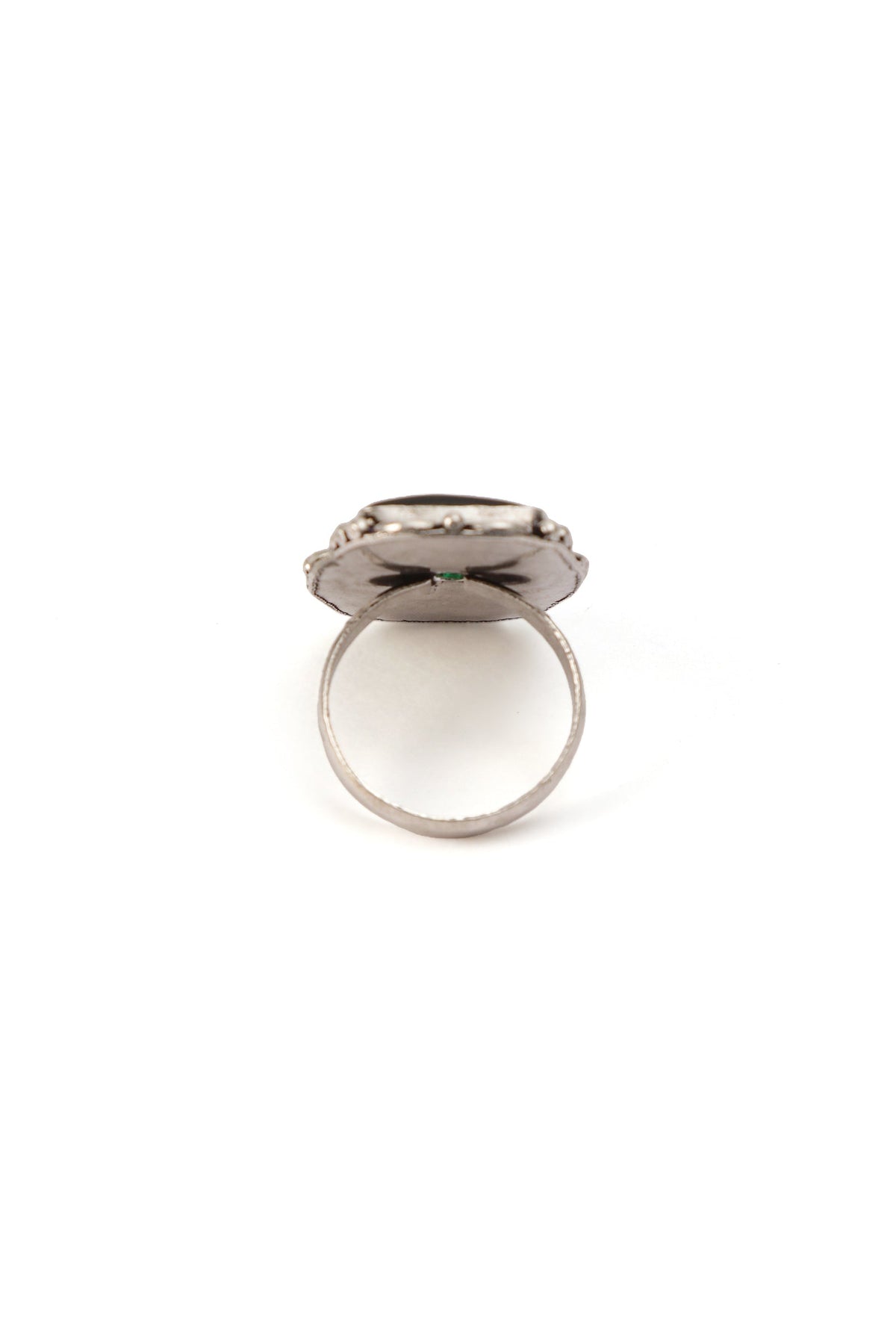 Emerald Rectangular Elegance Ring