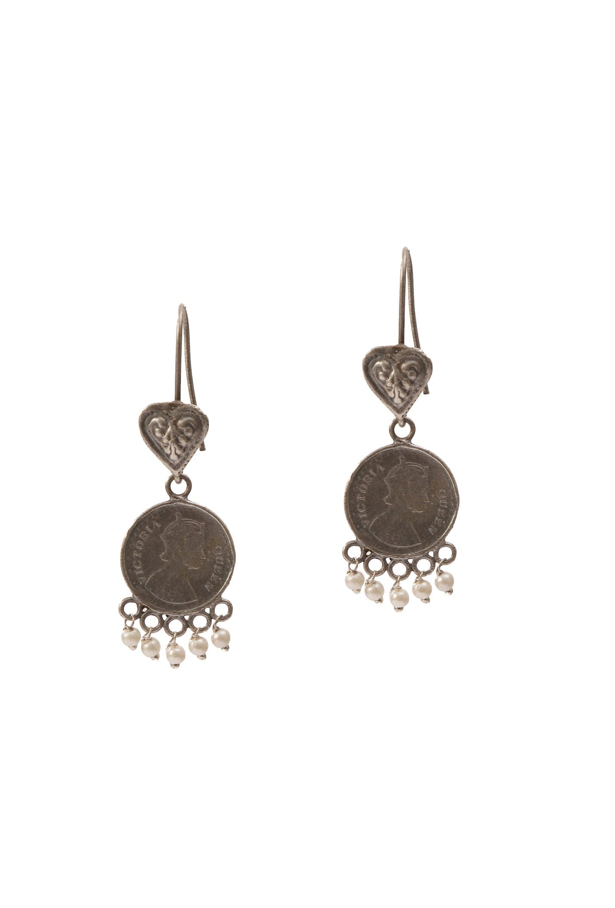 Regal Victoria Coin Earrings